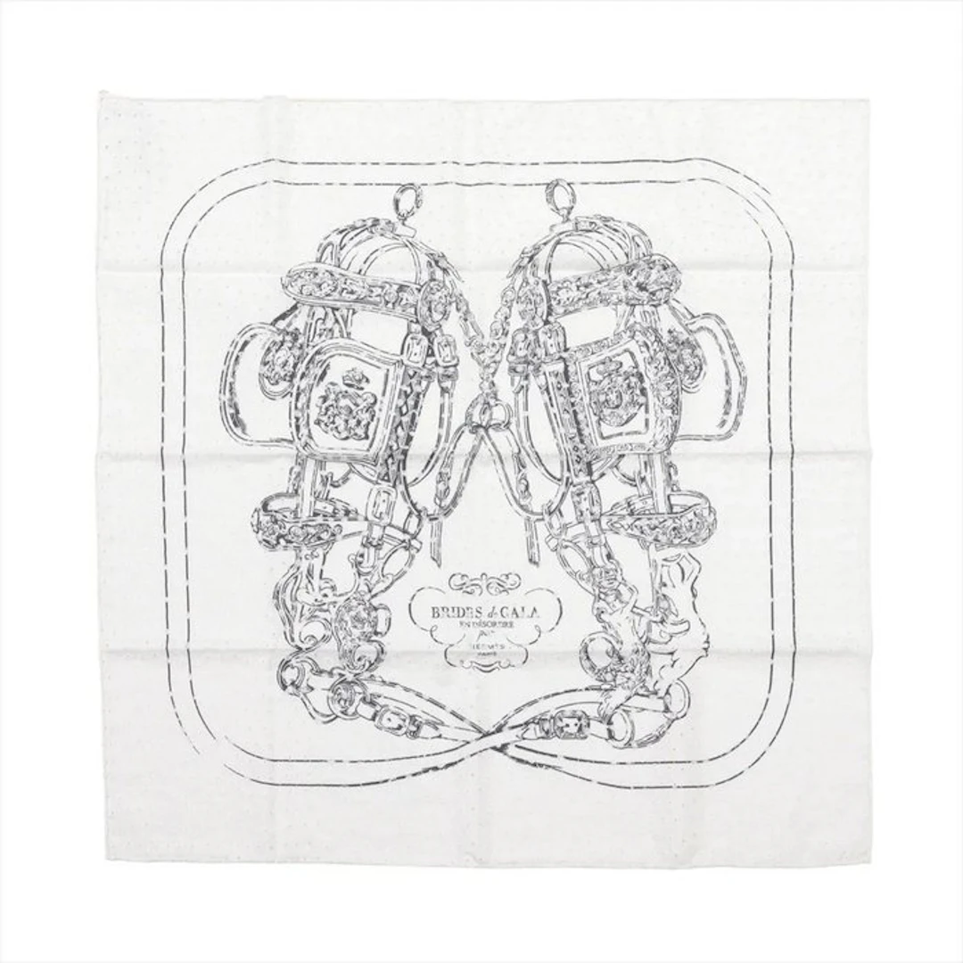 Hermès - Brides de Gala Broderie Anglaise - Foulard