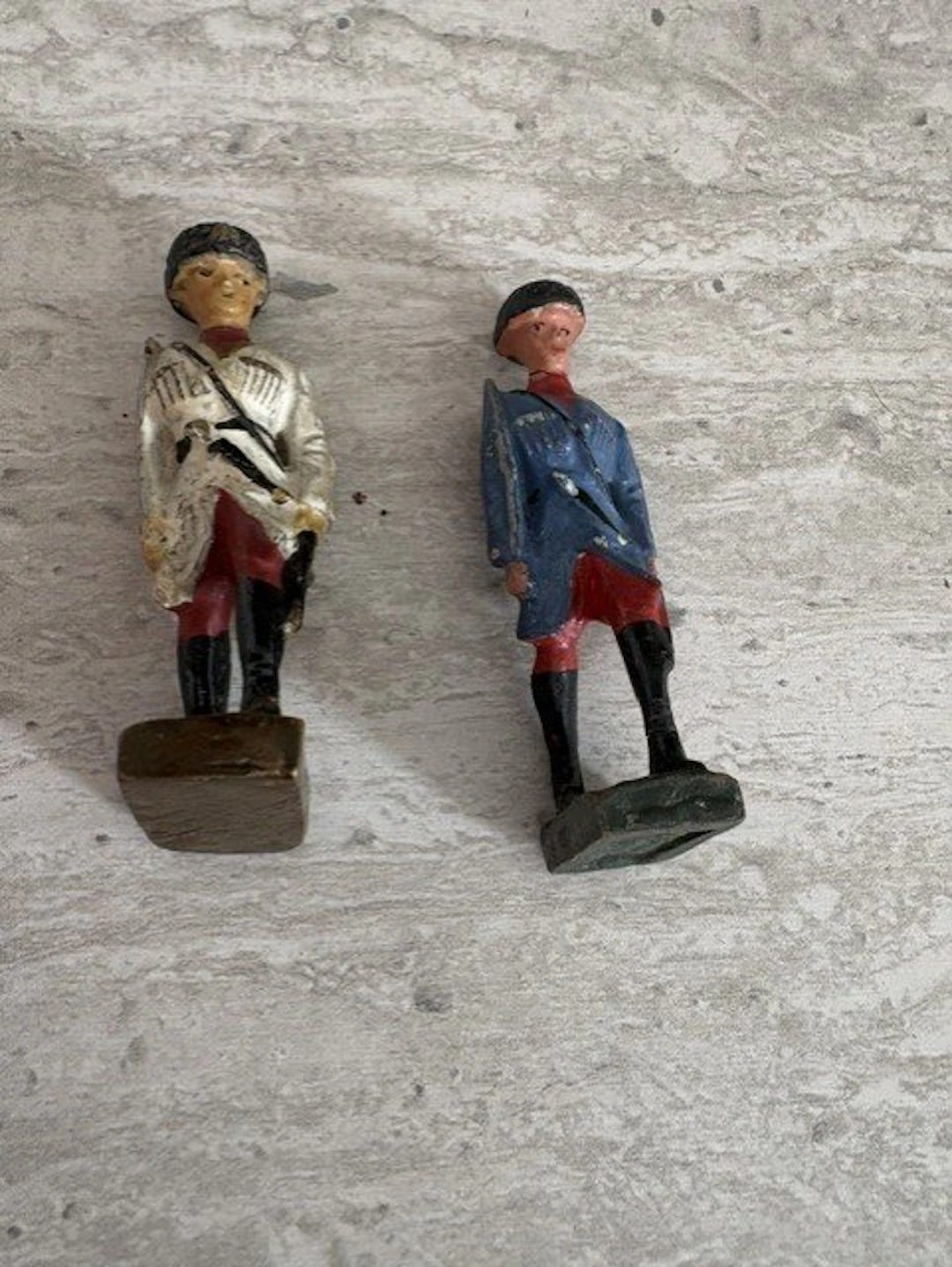 Durso - Figure - fab belge 2 cosaques TOP très rare no...