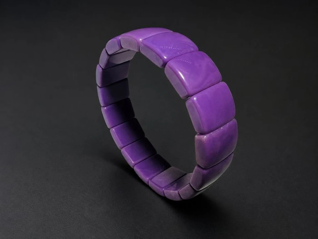***NO RESERVE*** Natural AAA+ Phosphosiderite Bracelet –...