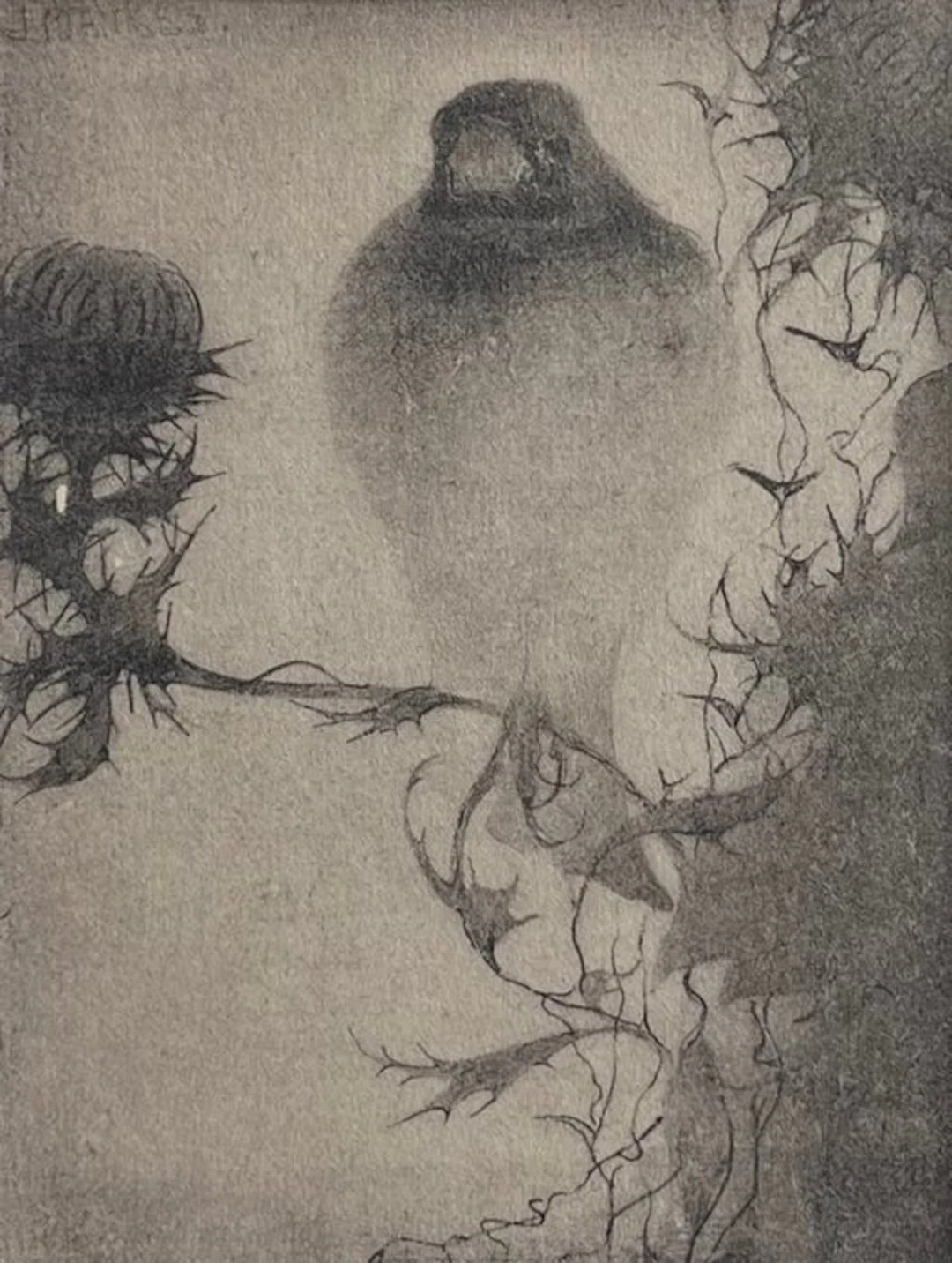 Jan Mankes (1889-1920) - Puttertje op tak