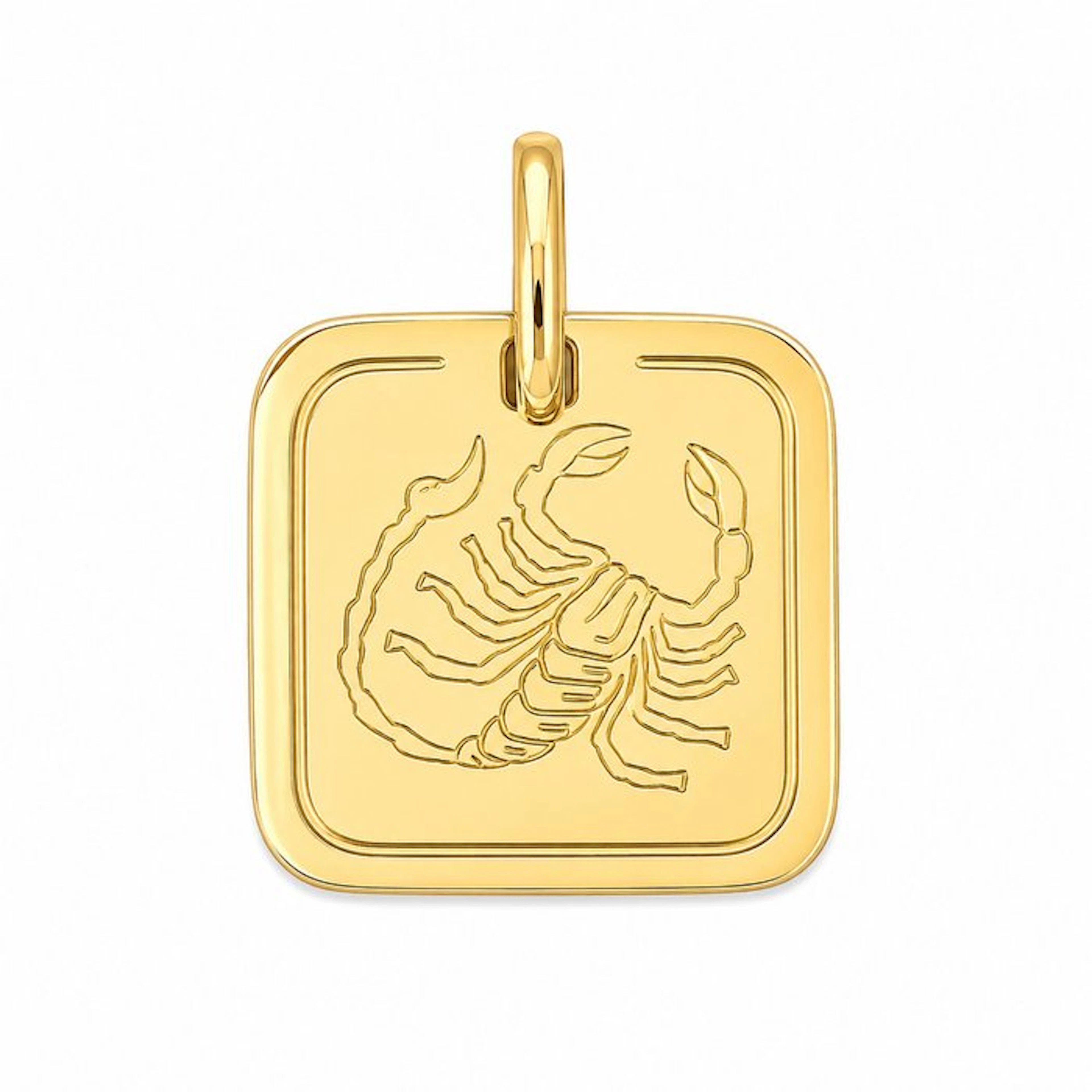 Pendant - 18 kt. Yellow gold - Made in Italy - Handmade