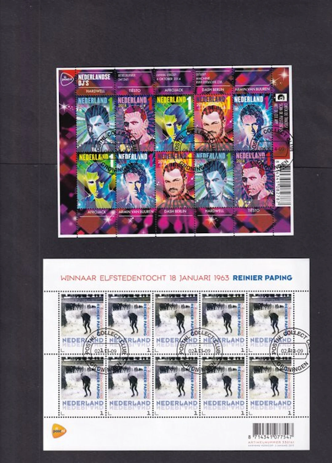 Netherlands 2015 - 38 cancelled sheets up to 2015.