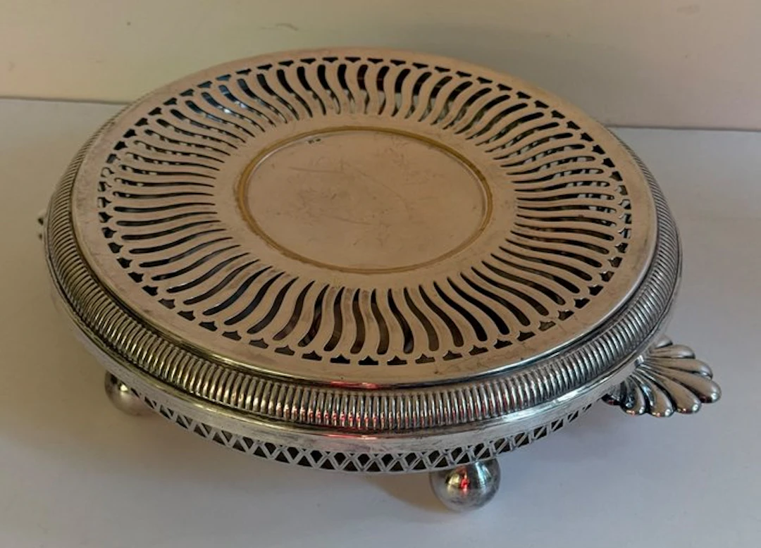 Dish - Silverplated - Vintage French Silver-Pla