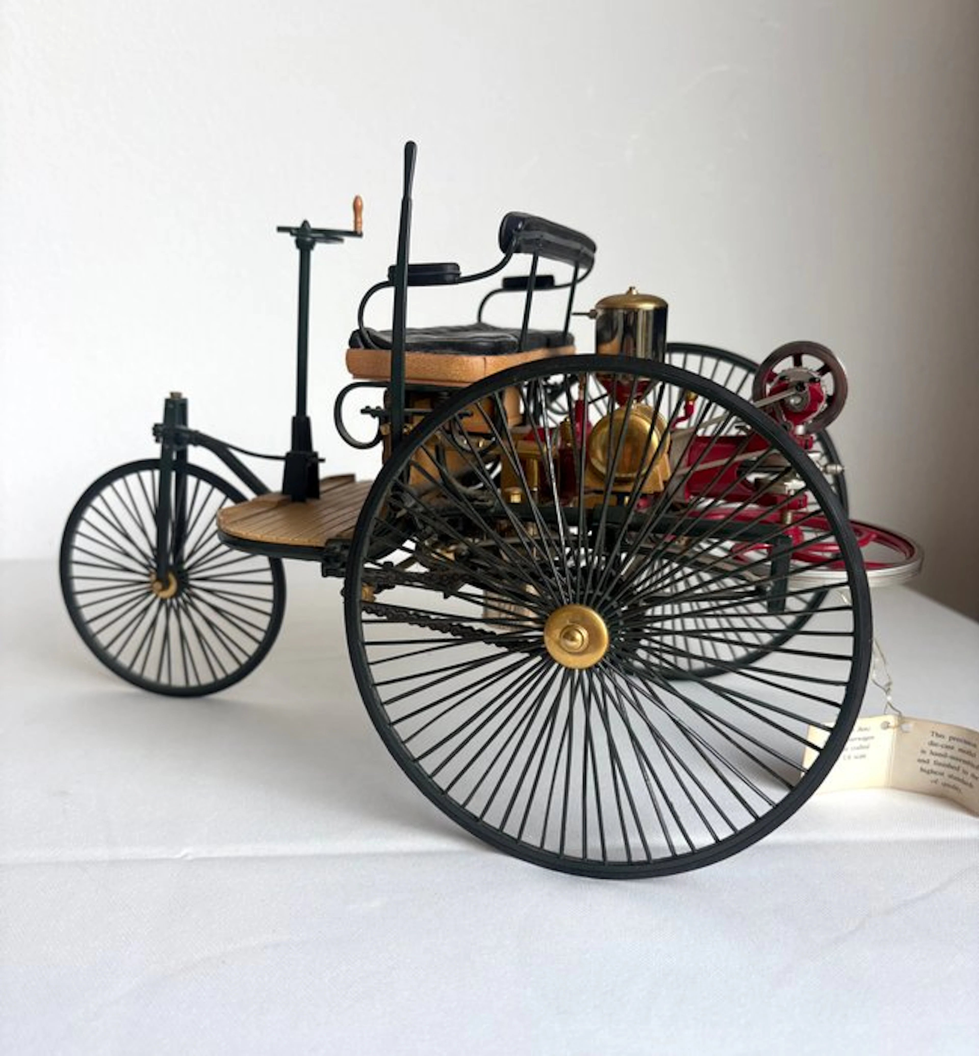 Franklin Mint 1:8 - Model car - Mercedes Benz Patent Motorwagen 1886.