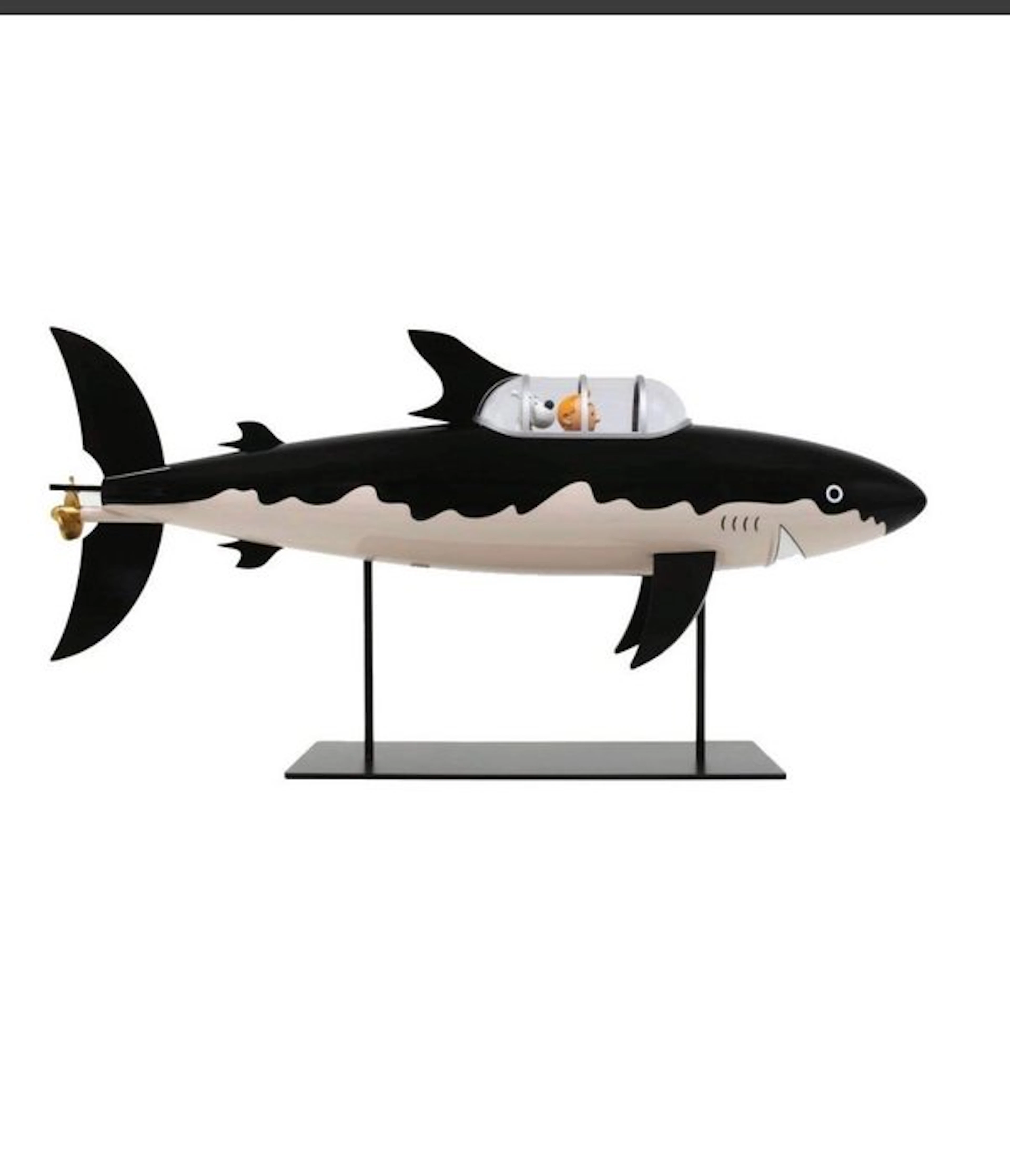 Figurine - Statuette Moulinsart 40029 - Le sous-marin requin - 77 cm - Metal
