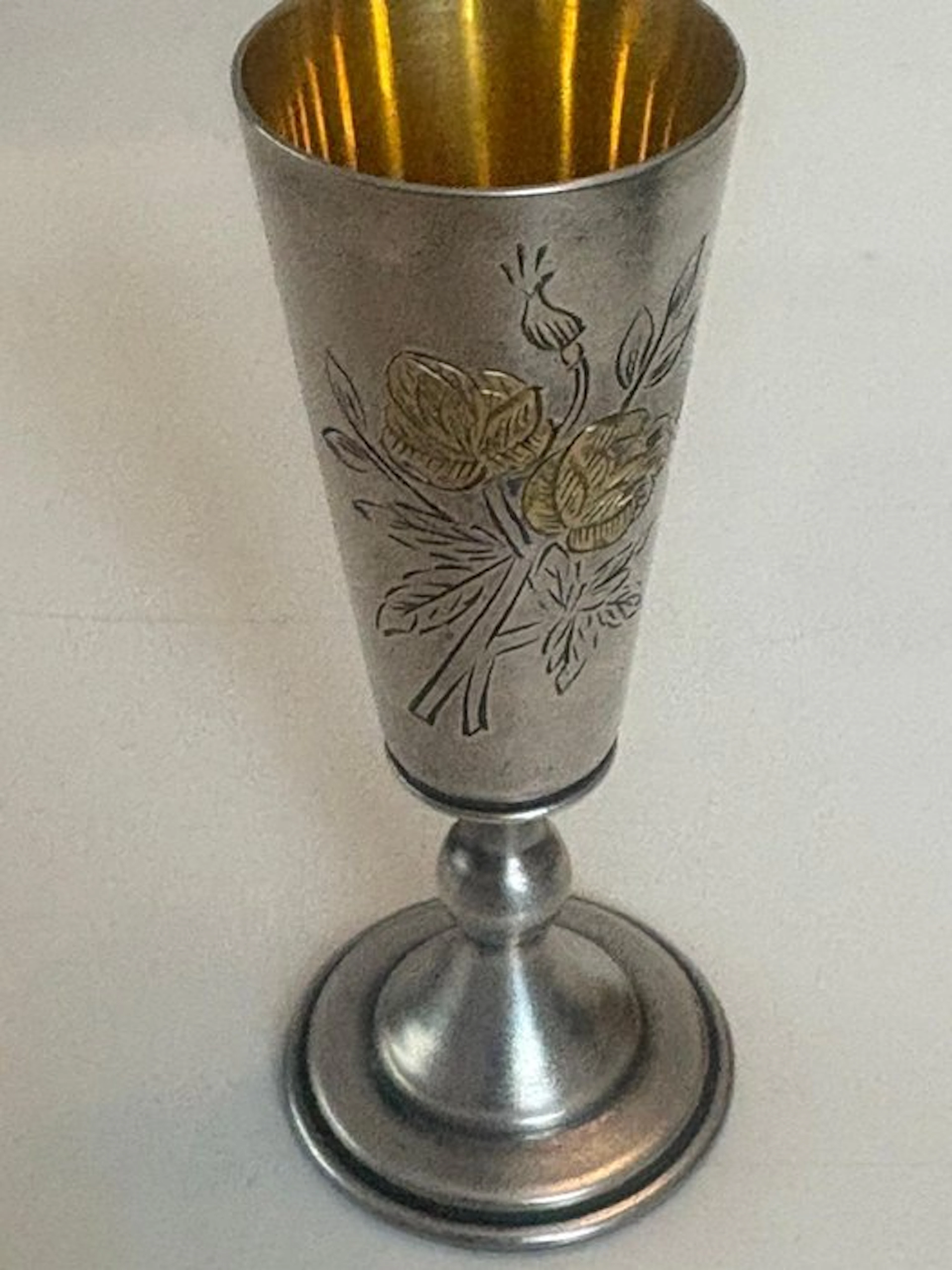 Mug - .875 (84 Zolotniki) silver - Silver and Gold Cups