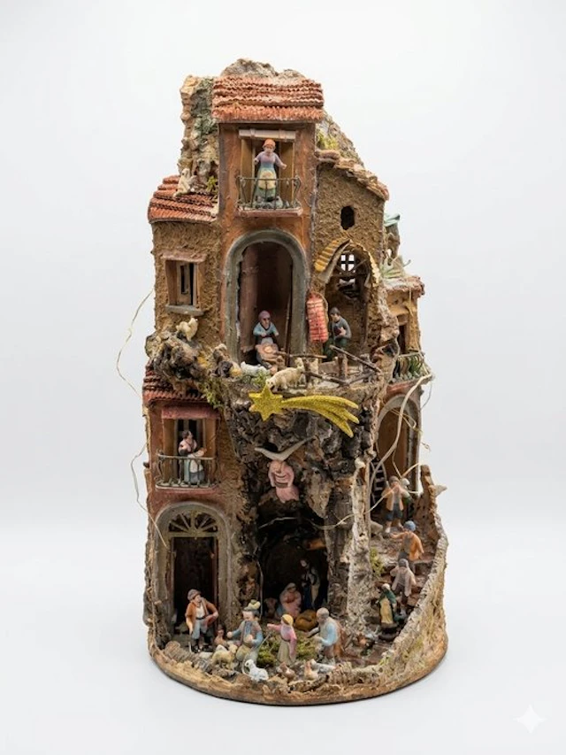 Nativity scene - Earthenware - 43 cm