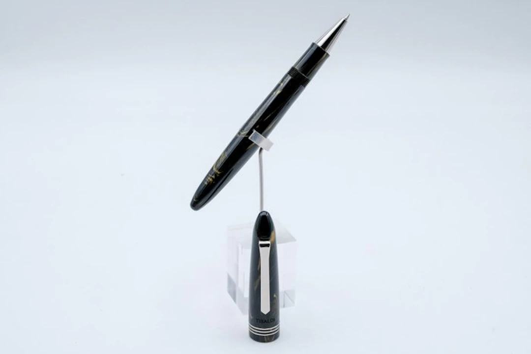 Tibaldi - Bononia - Rich Black - Palladium Trims - (TBBLARI1) - Roller ball pen