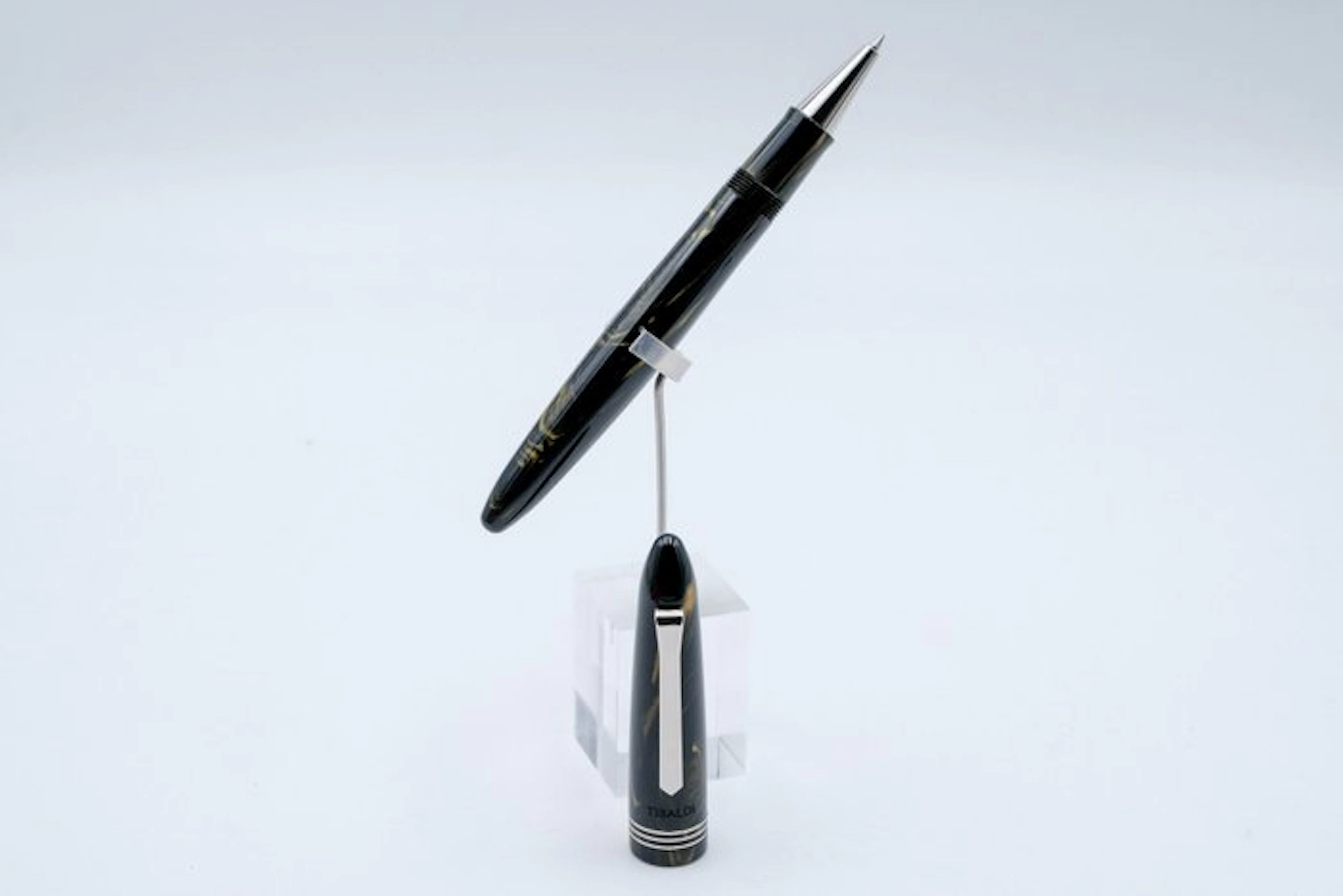 Tibaldi - Bononia - Rich Black - Palladium Trims - (TBBLARI1) - Roller ball pen