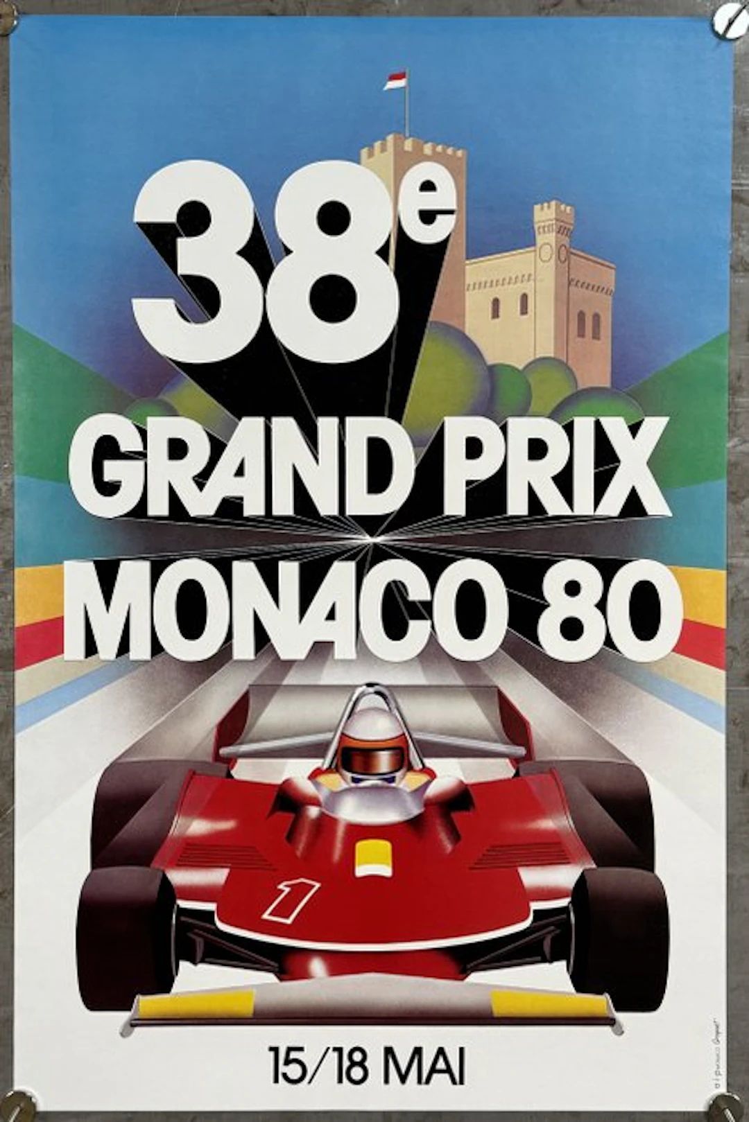 J. Grognet - Grand Prix d’Europe Monaco 1980 | A.I.P