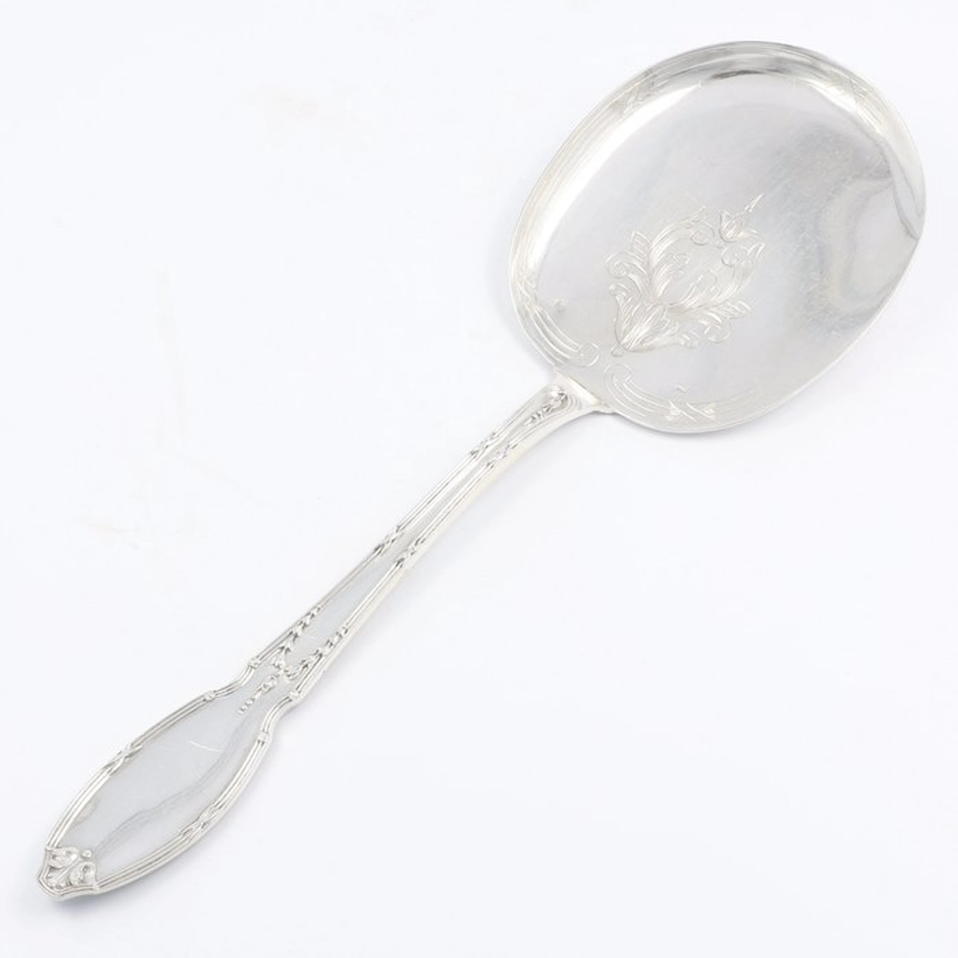Delheid Frères - IJs serveerlepel - Spoon - model 27 - .800 silver