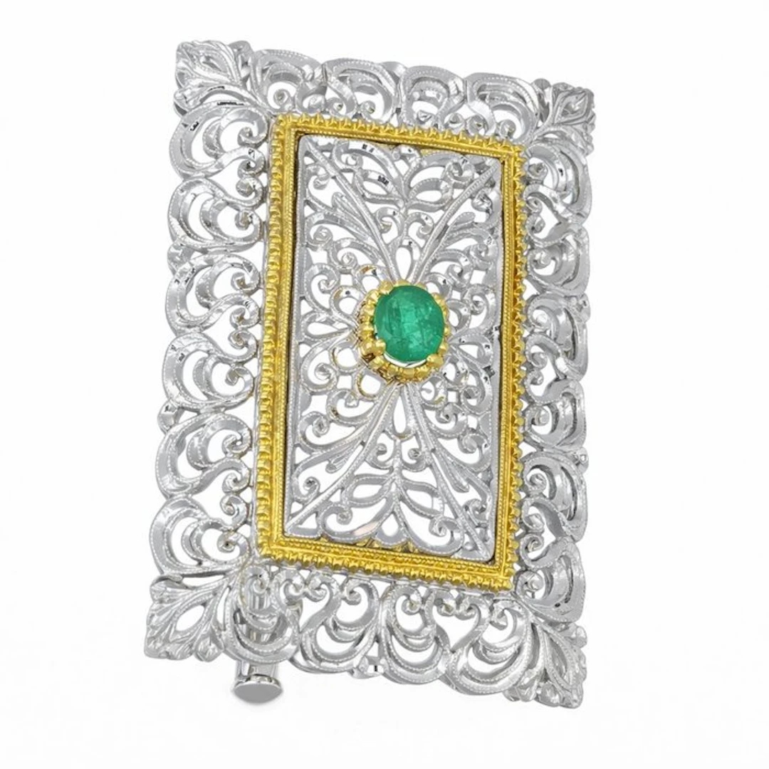 Brooch - 18 kt