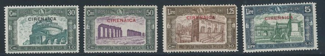 Italian Cyrenaica - Milizia III, complete series nos. 68/71.