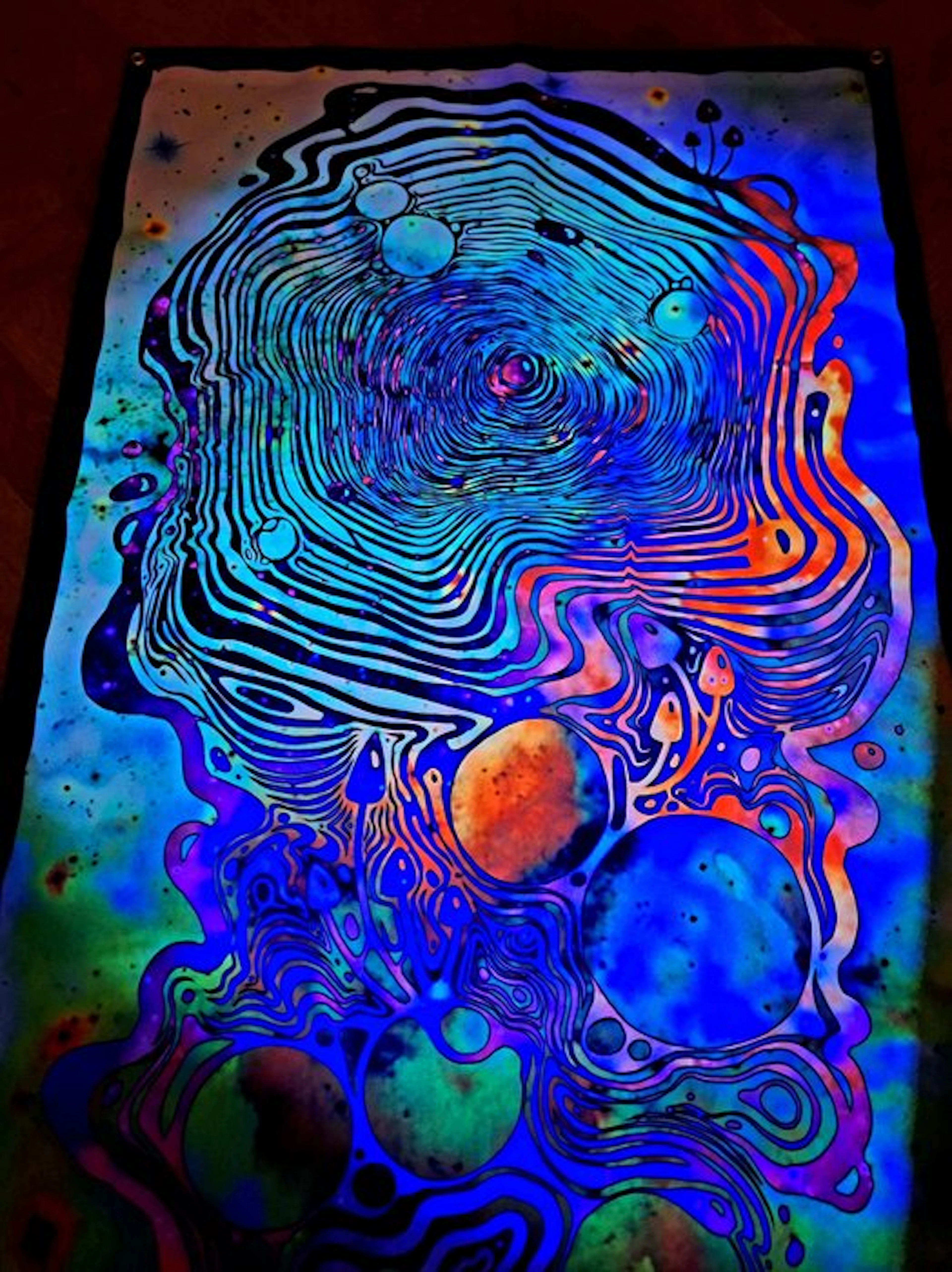 Tauritari - Tapestry - 75 cm - 100 cm - Psychedelic Visionary Art