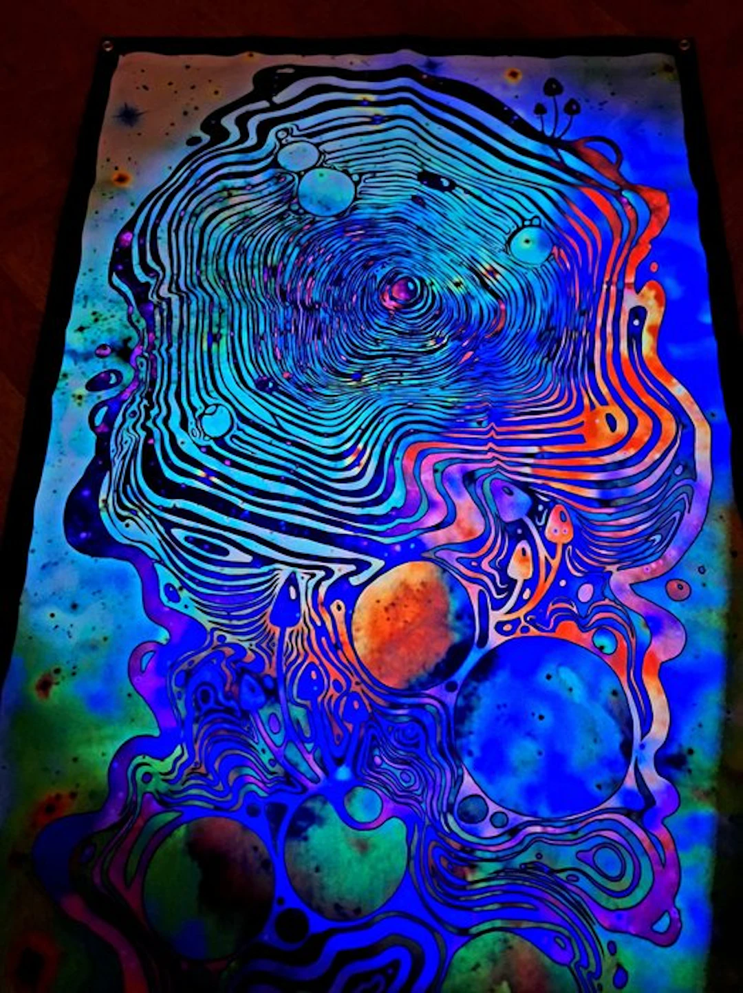 Tauritari - Tapestry - 75 cm - 100 cm - Psychedelic Visionary Art
