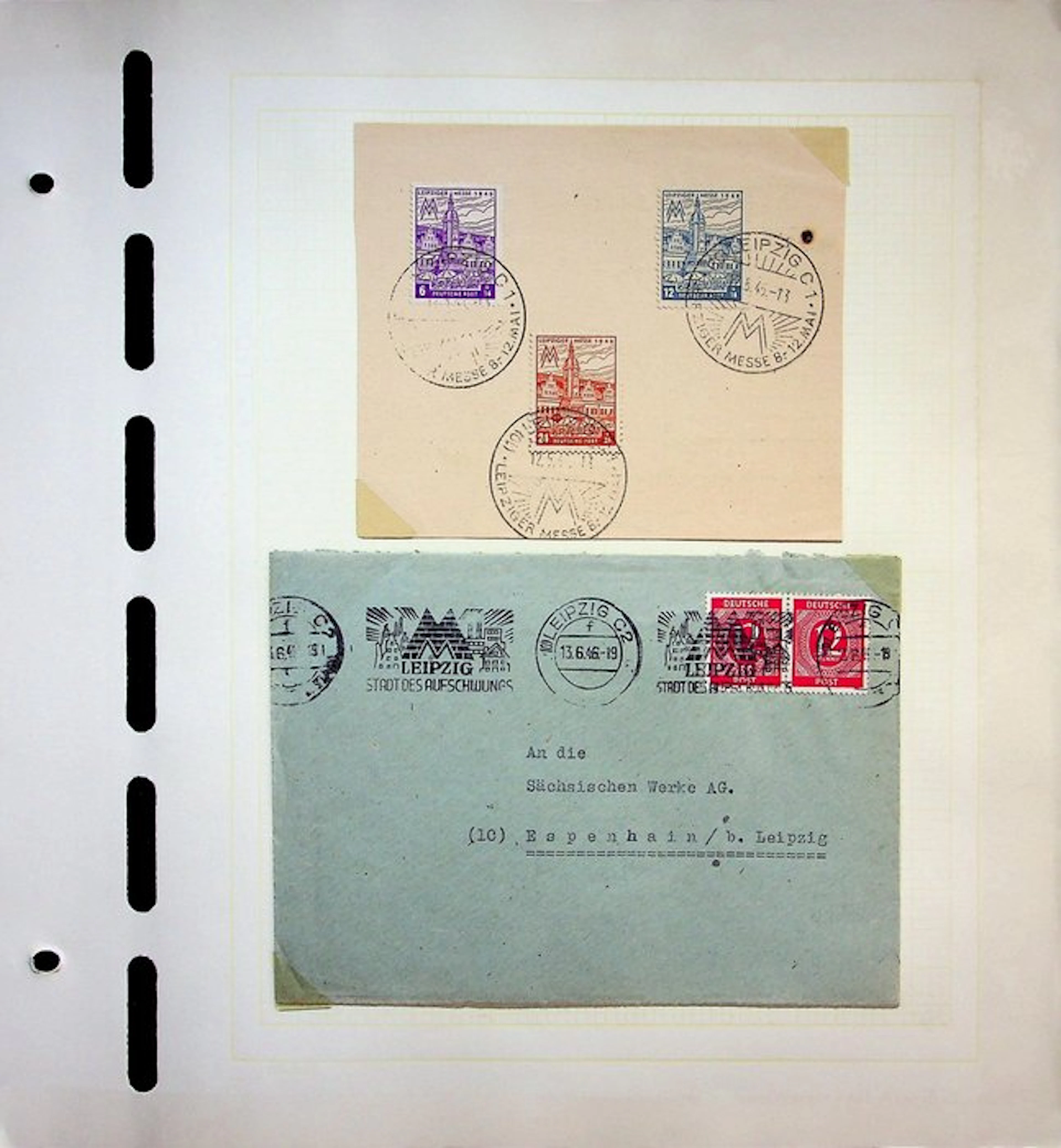 Germany 1945/1977 - Collection of letters in an album