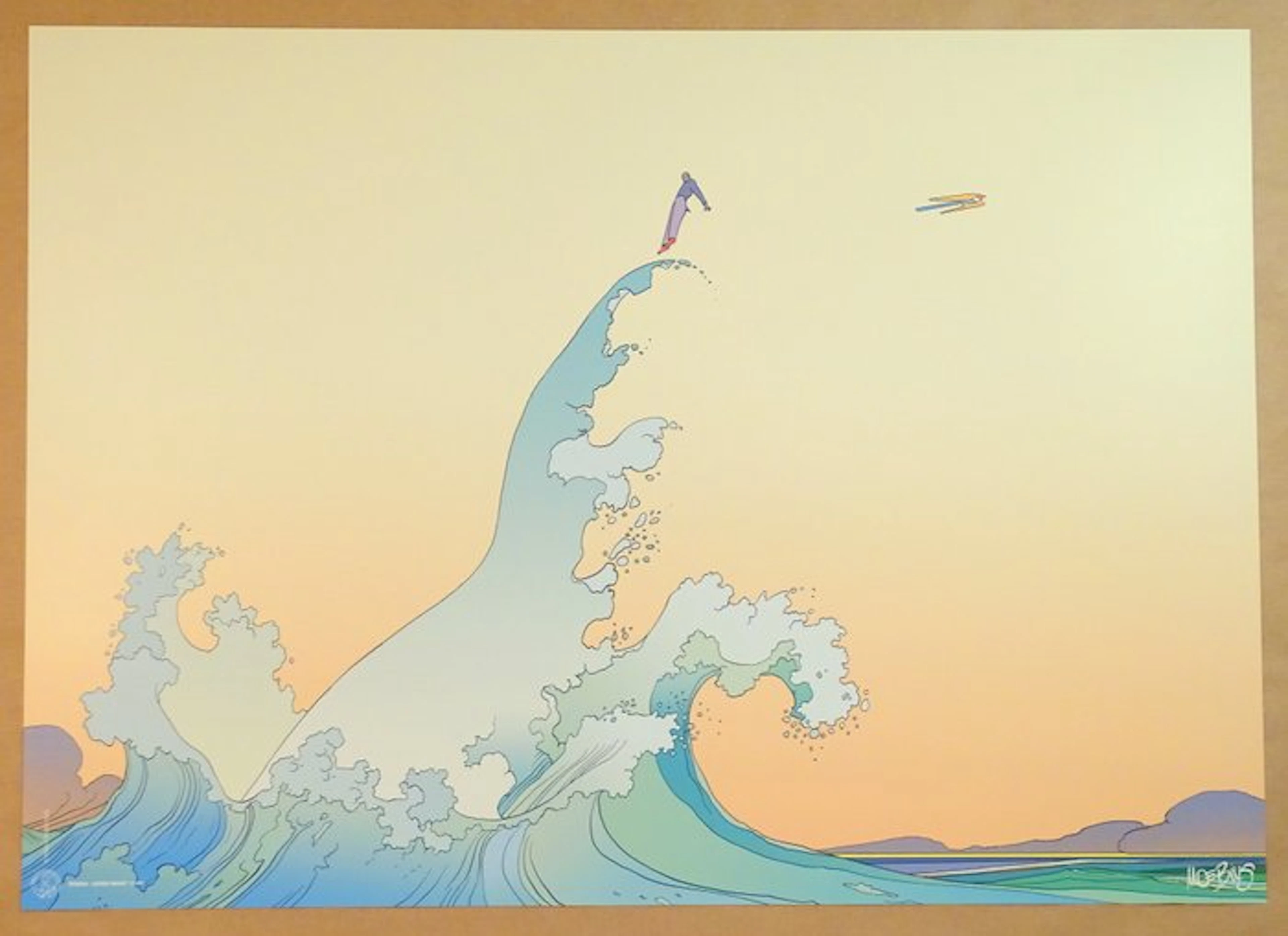 Moebius - 1 Offset Print - La grande vague