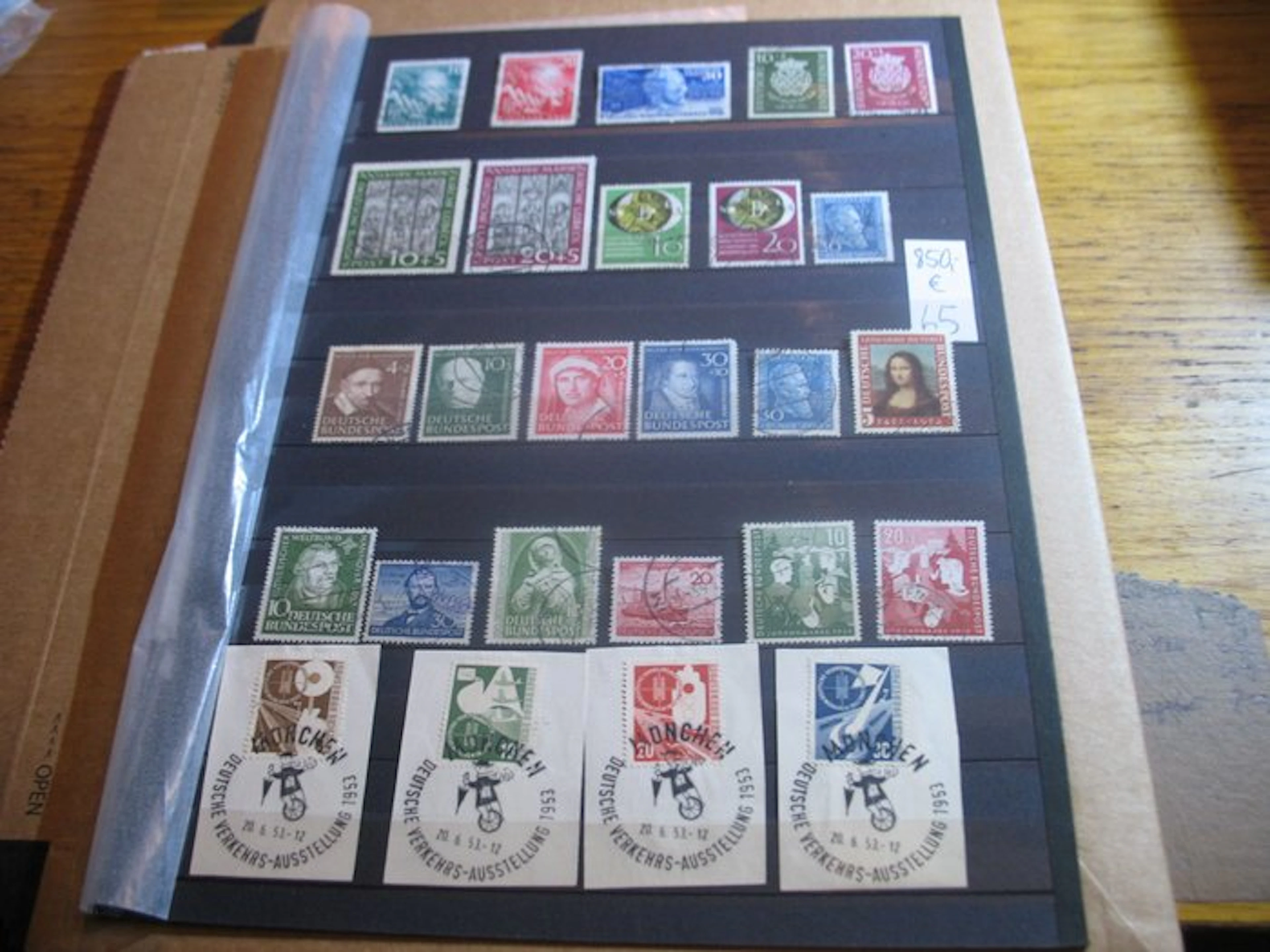 Germany, Federal Republic - Collection 1949-1953 postmarked
