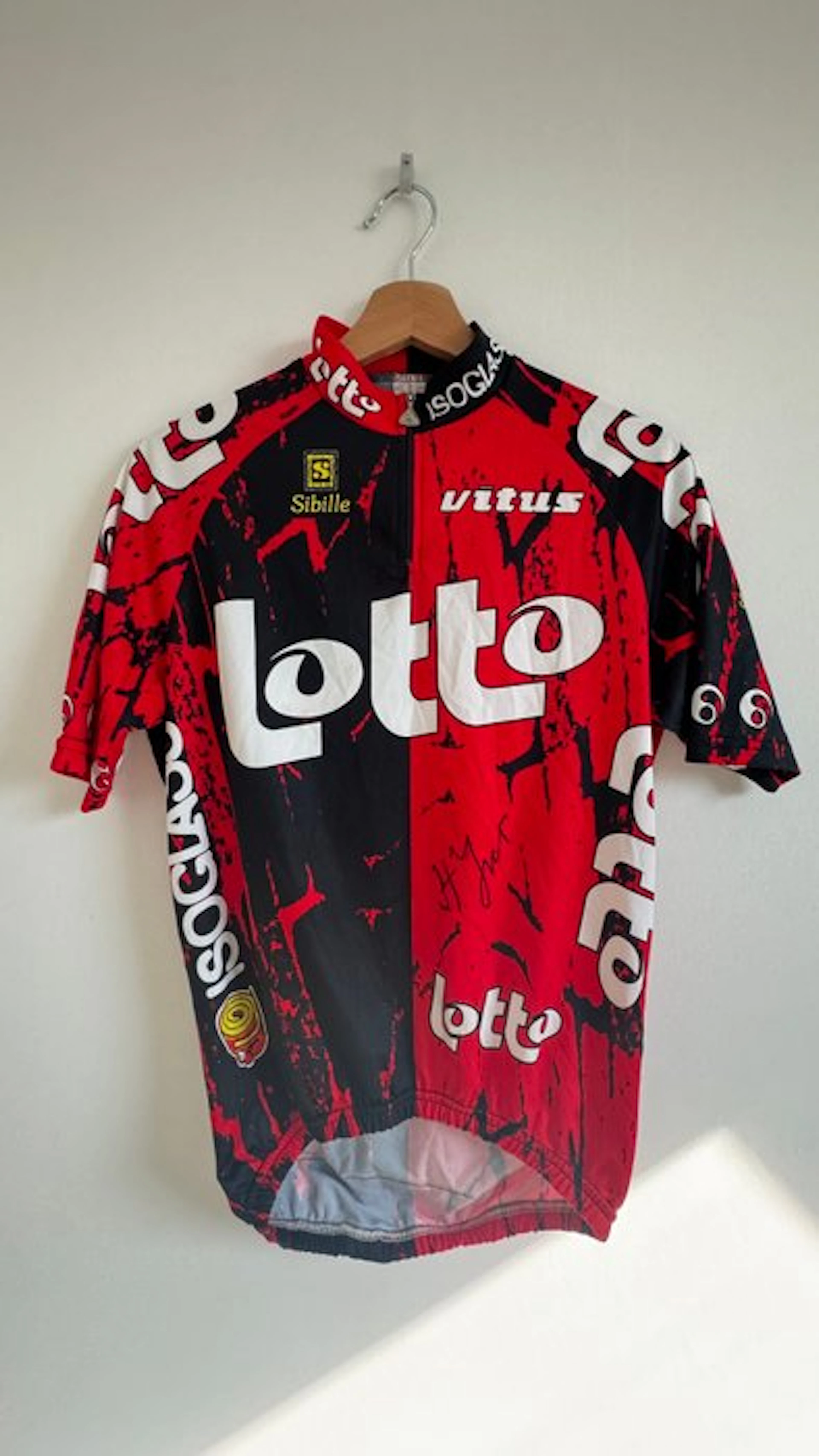 Lotto Isoglass - Cycling - Andrei Tchmil - 1996 - Cycling jersey