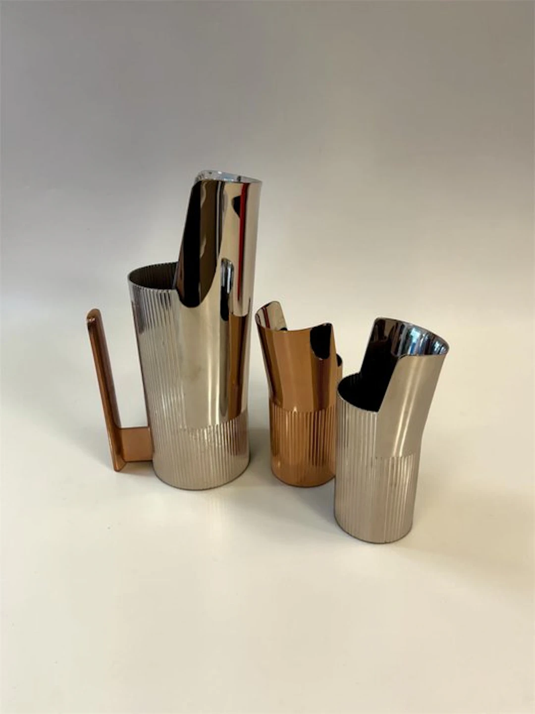 Alessi - Georg Jensen - Jar (3) - Steel - Water Pitcher Set