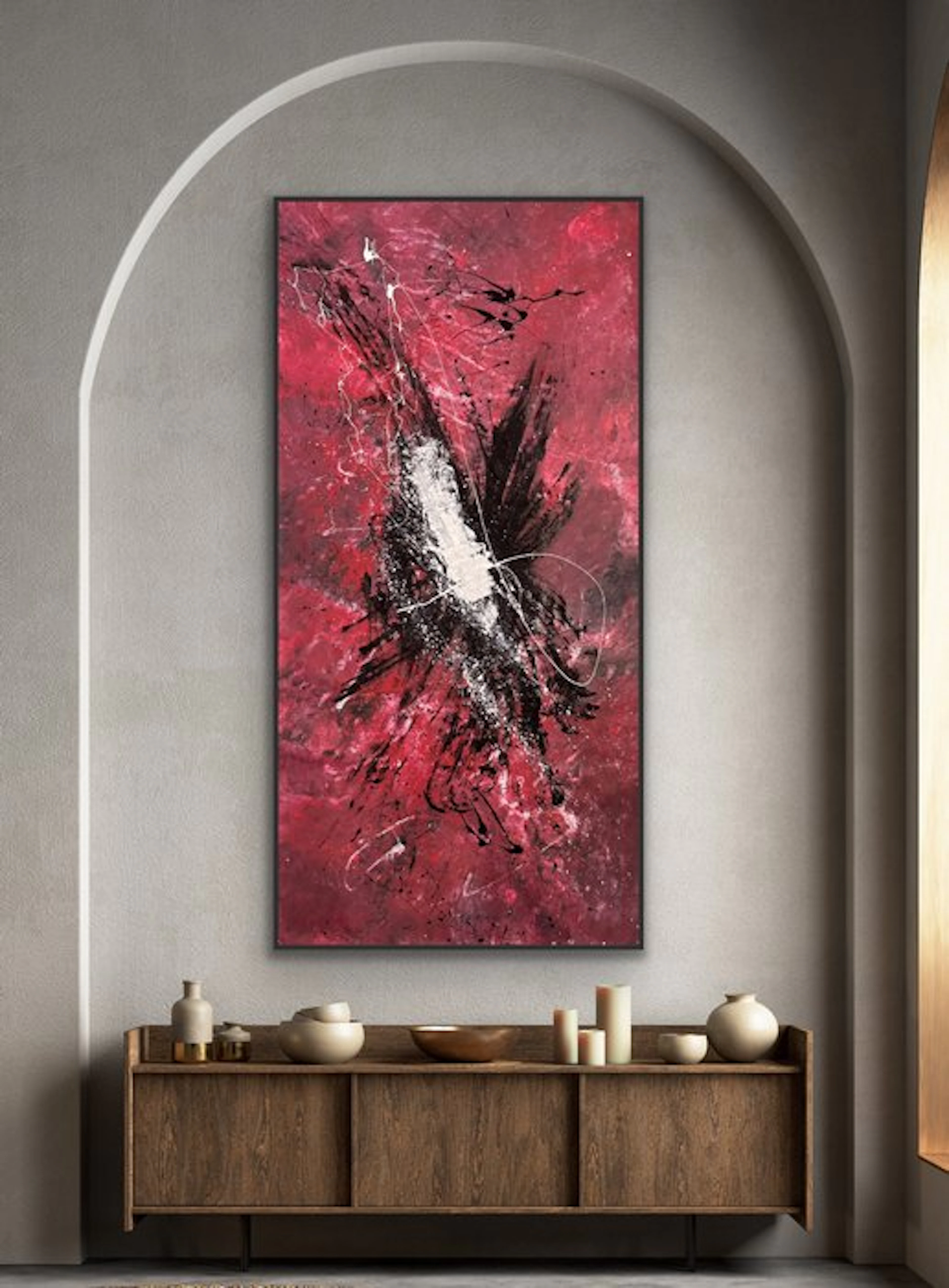 MH7STUDIO (1996) - Llanto en llamas XXXL - Abstract art