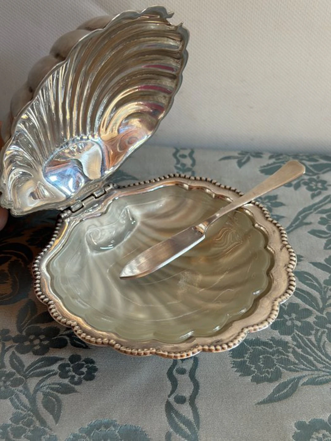 Butter dish (3) - Silverplated - Caviar Game
