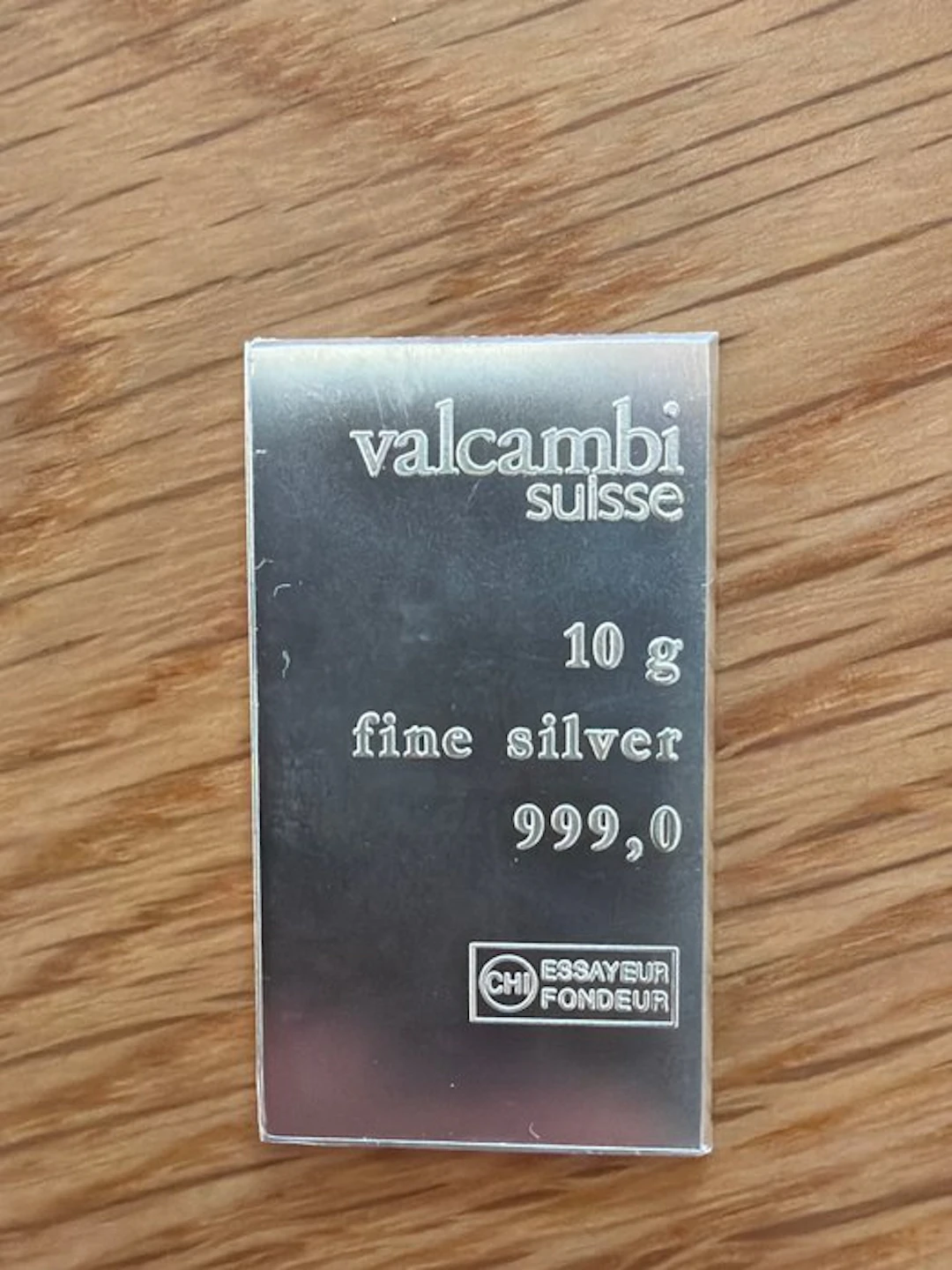World. Silberbarren 10 g (.999) (No reserve price)