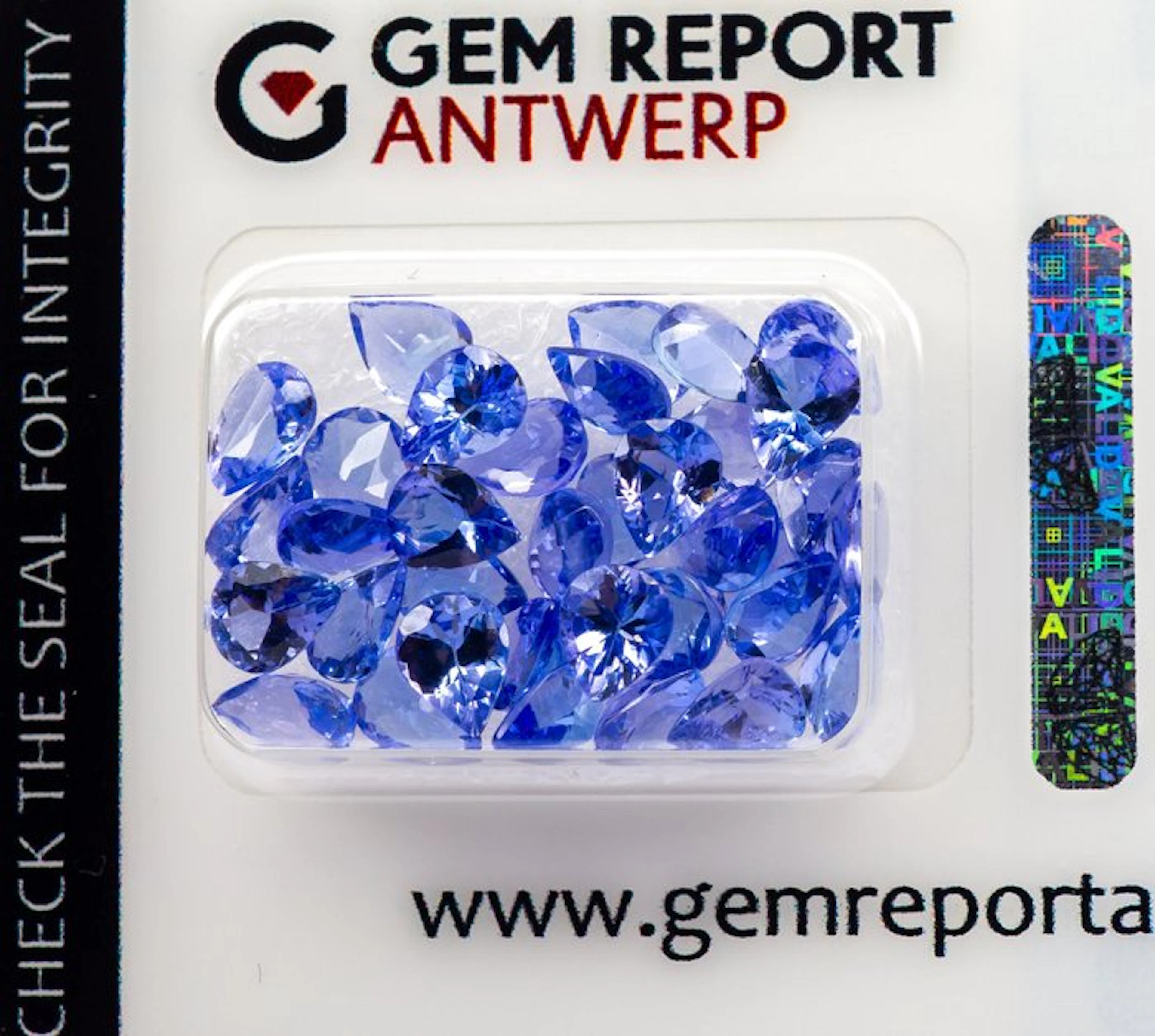 No reserve price - 35 pcs Tanzanite - 9.93 ct - Gem...