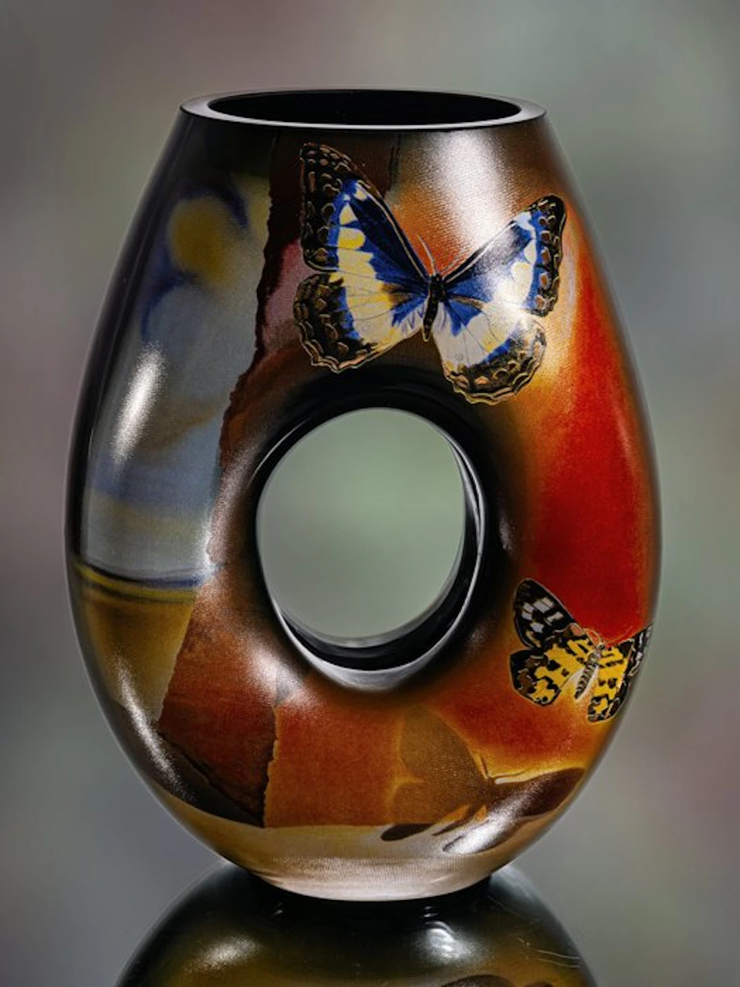 Goebel - Salvador Dali - Vase - Vase object "Paysage Aux...