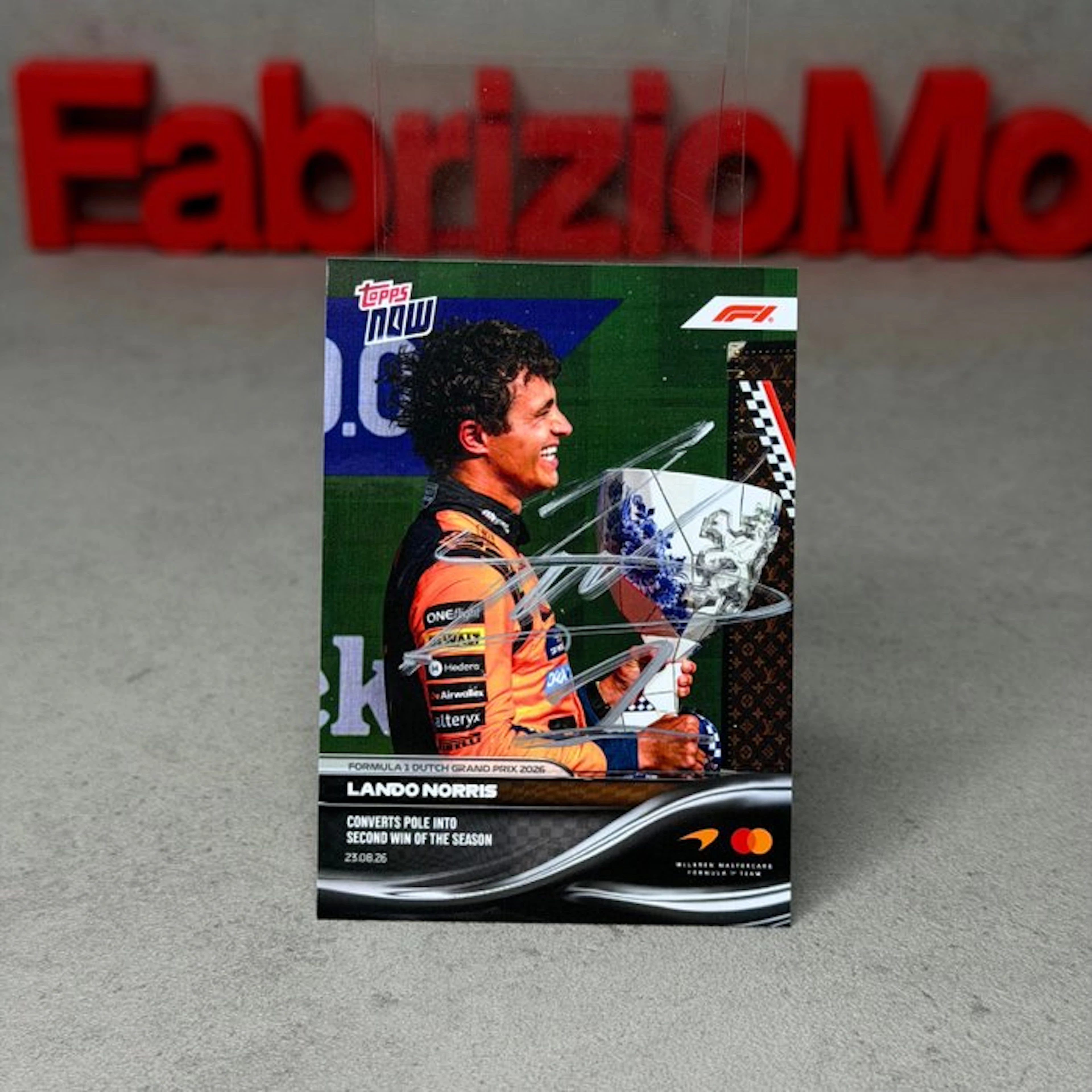 Mclaren - Topps Now - Convert Pole into second win of the...