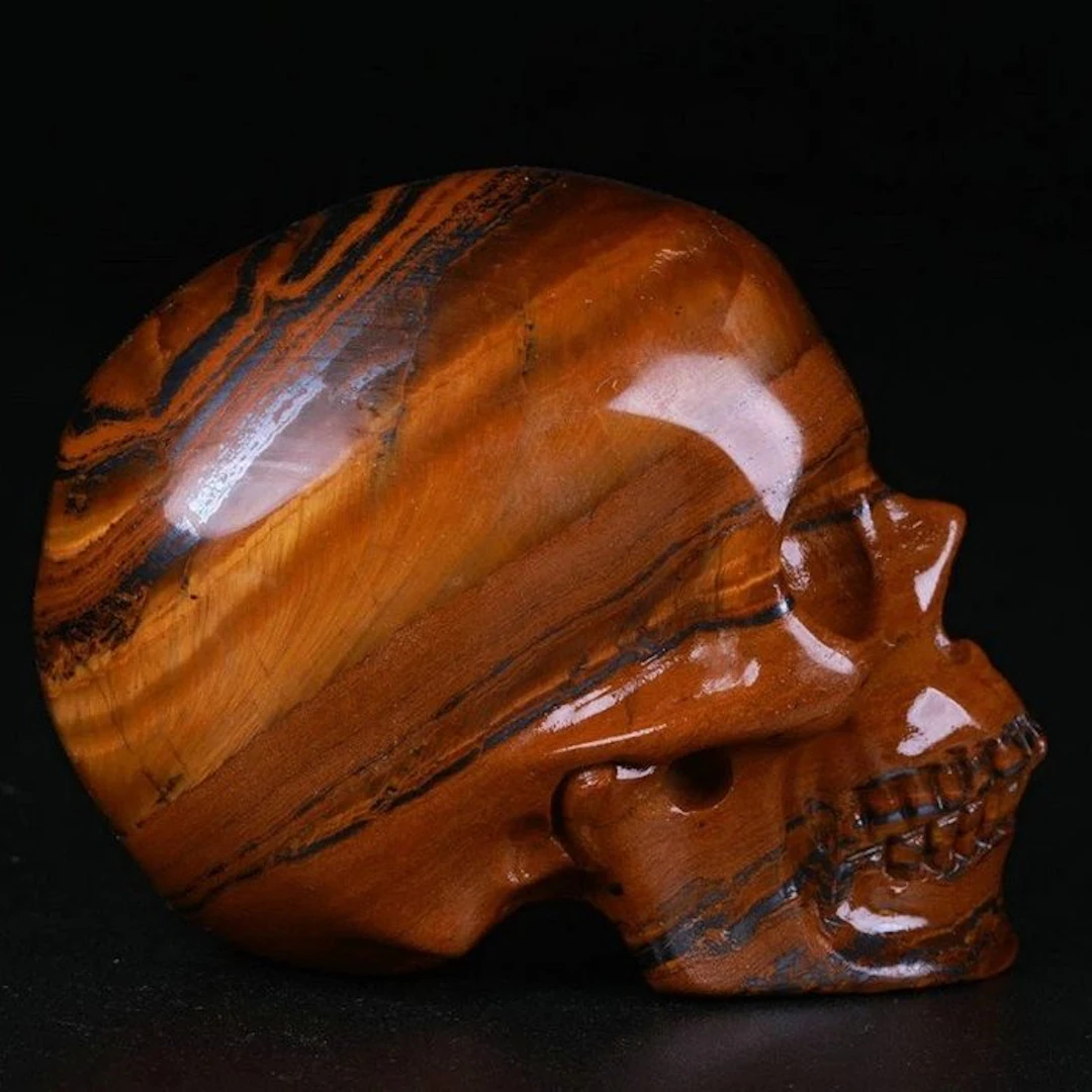 105g Tiger Iron Eye Skull – Saint Dionysius