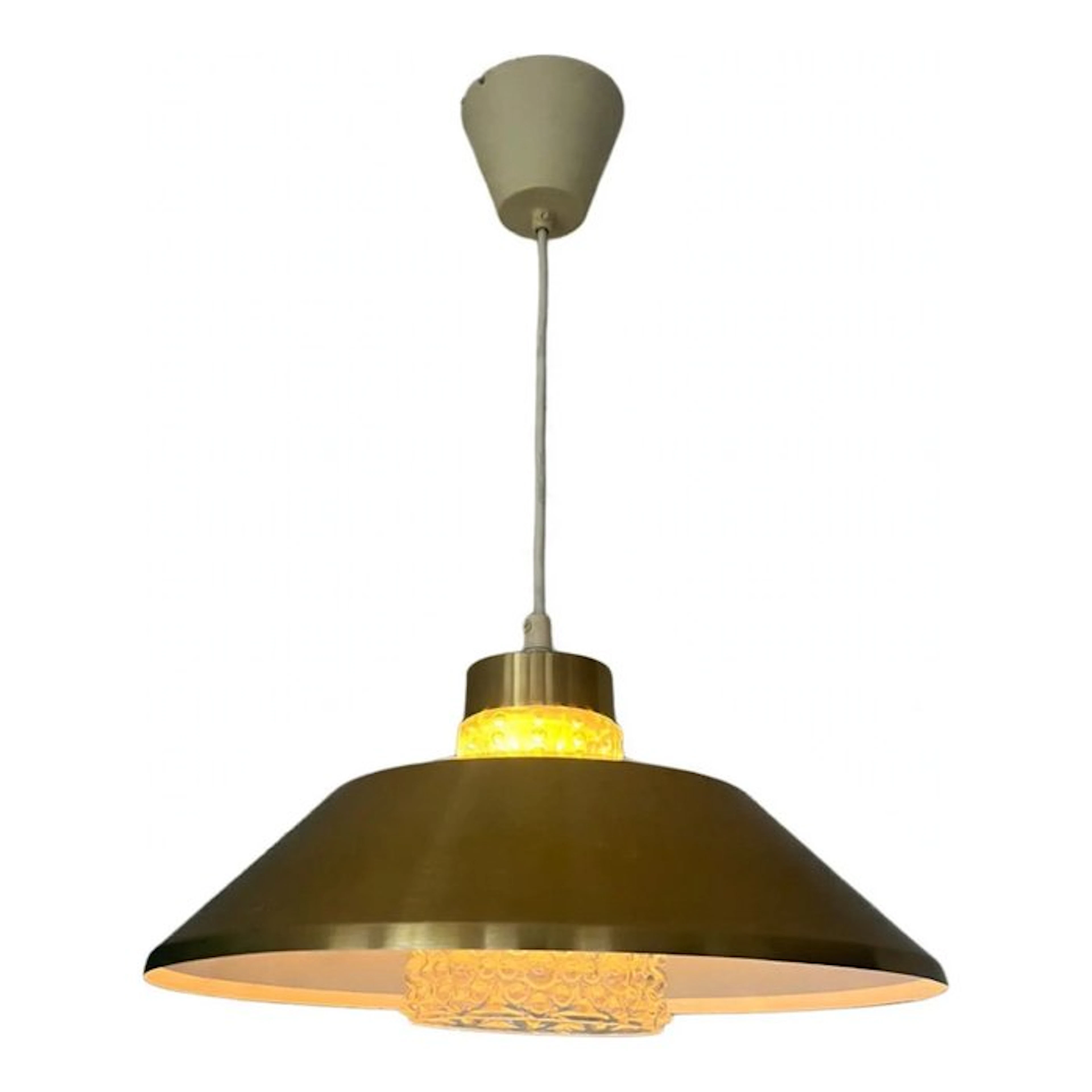 Hanging lamp - Brass, Glass