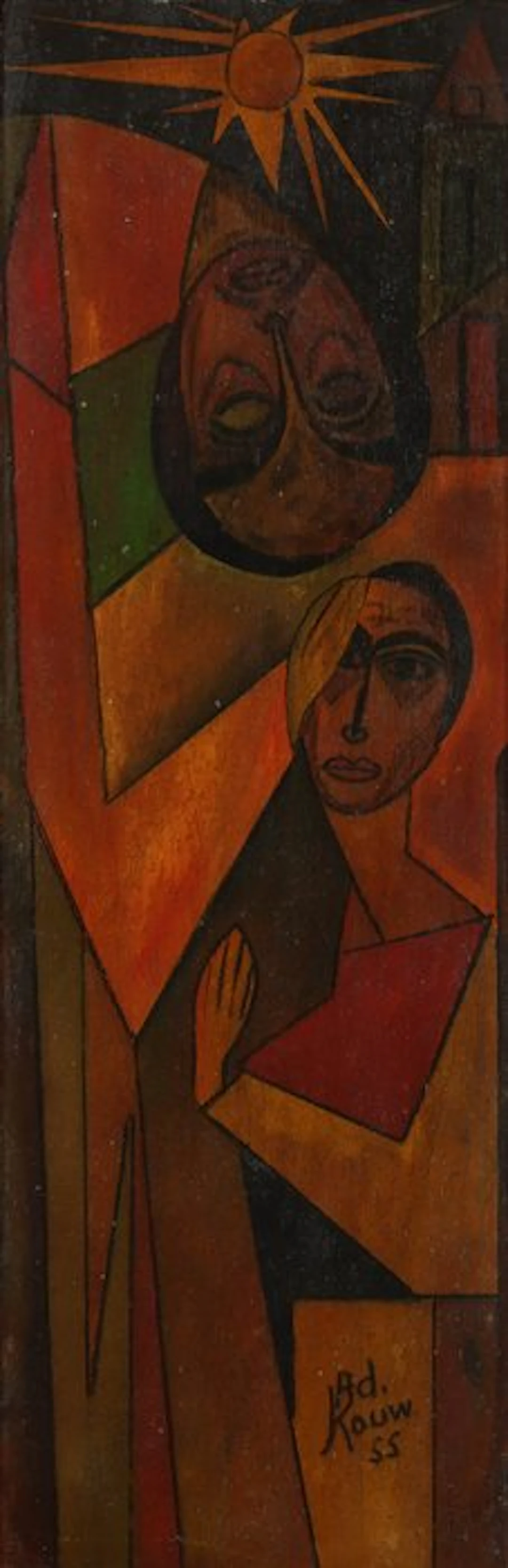 Ad Kouw (XIX) - Geometrische figuren