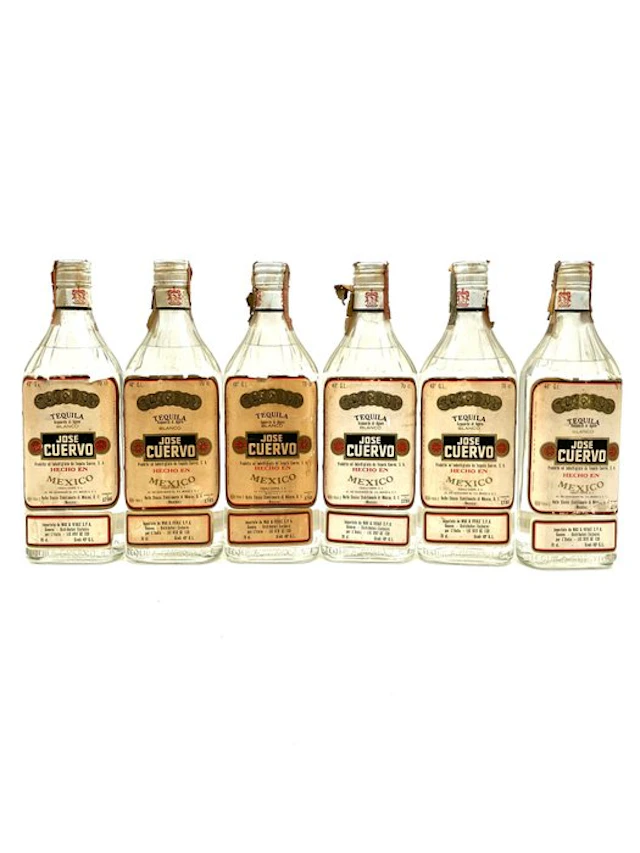 Jose Cuervo - Tequila Blanco - b. 1970s - 70cl - 6 bottles