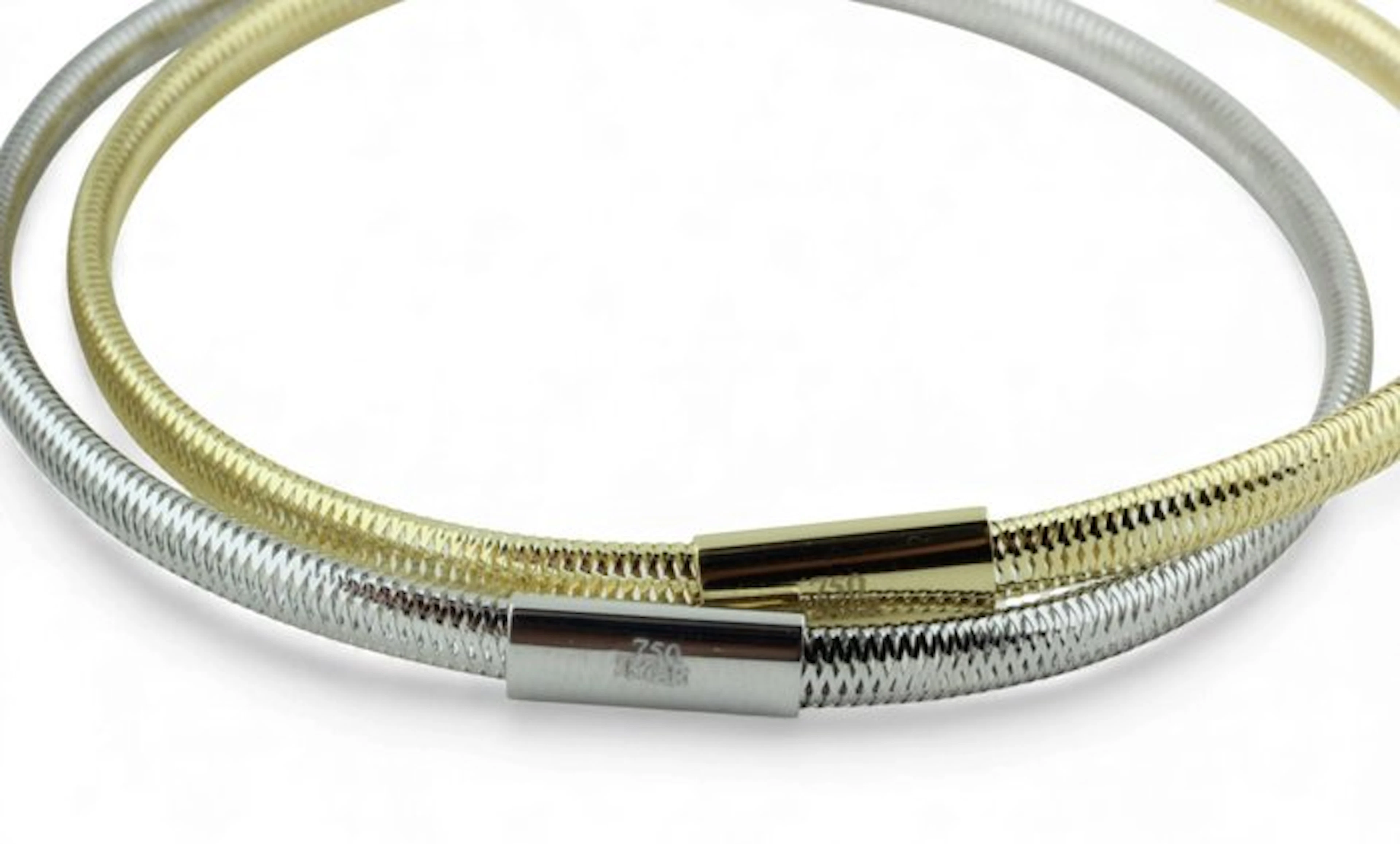 Bracelet - 18 kt. Yellow gold, White gold