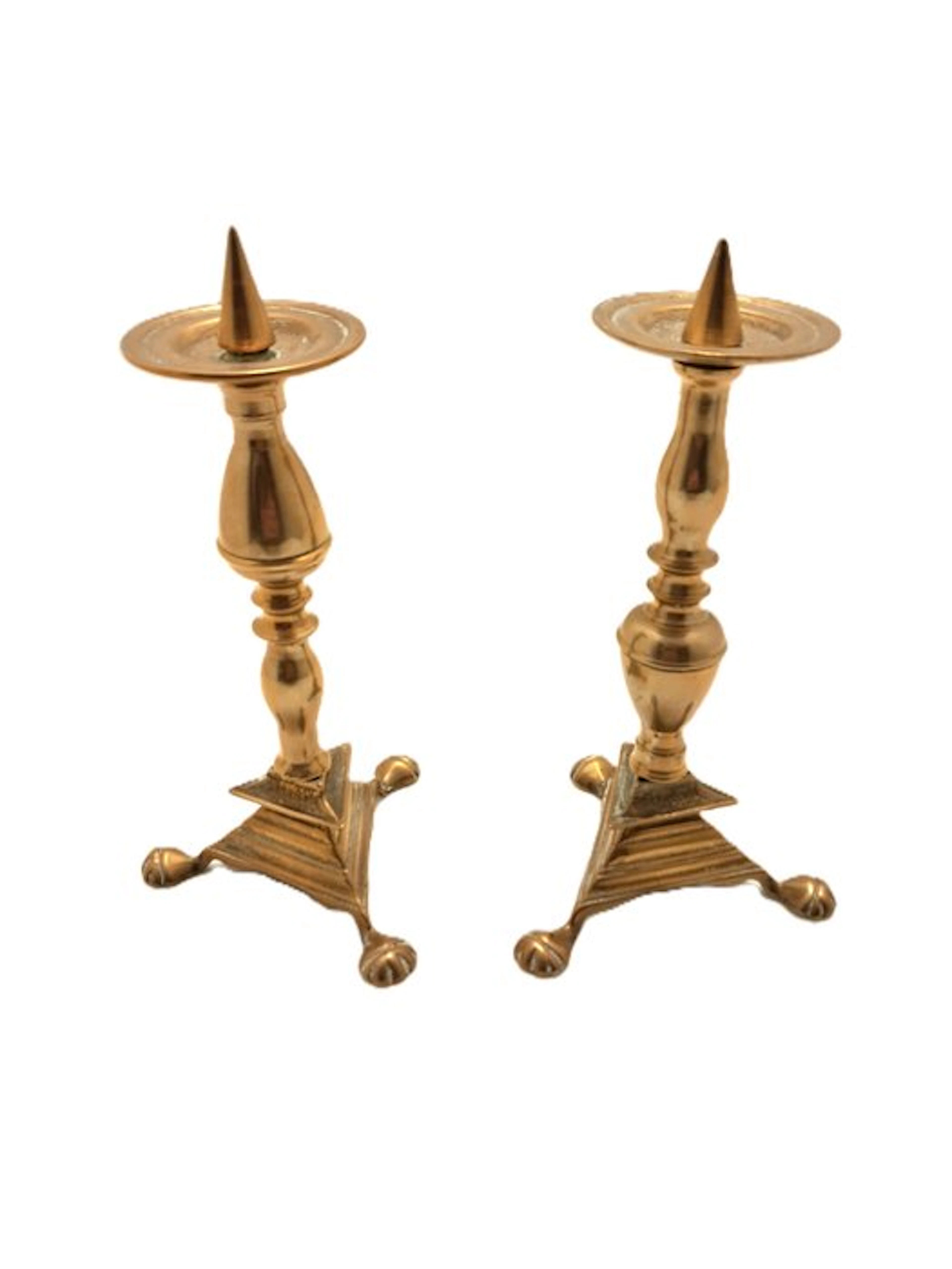 Candleholder Five-candle holder, 19 cm (2) - Copper