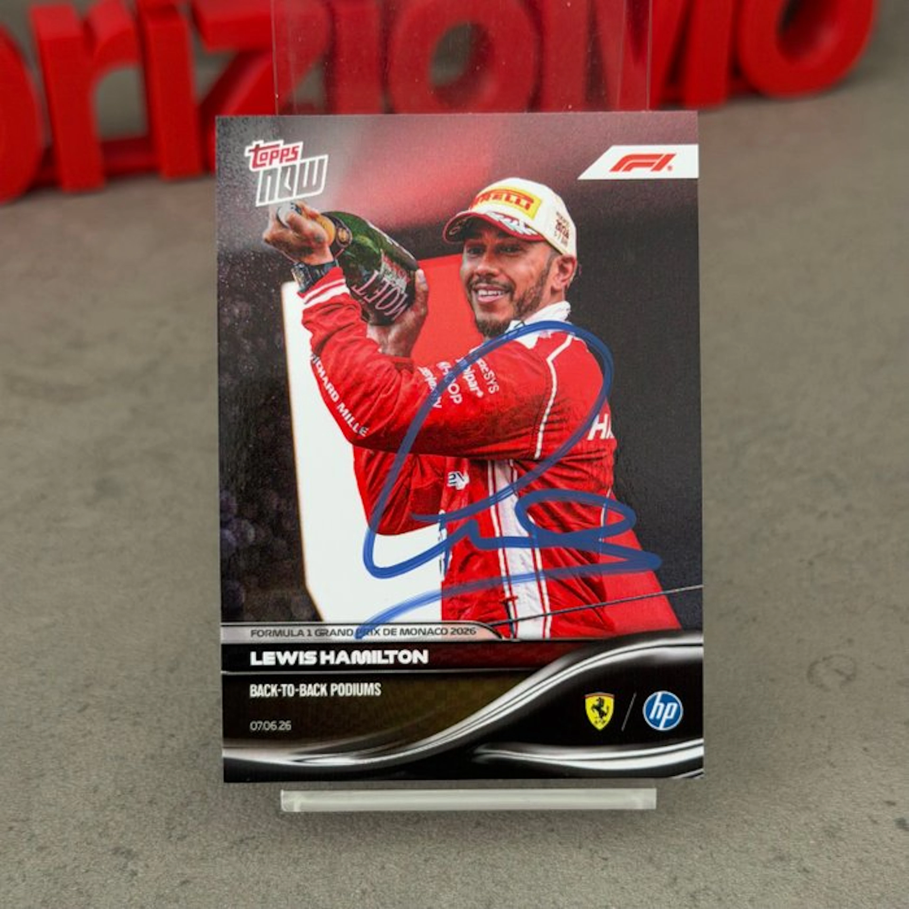 Ferrari - Topps Now - (034) Lewis Hamilton Back to back...