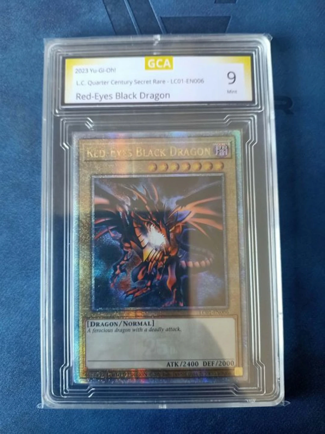 Konami - 1 Card - Yu-Gi-Oh! - Red-Eyes Black Dragon LC01-EN006 Limited edition