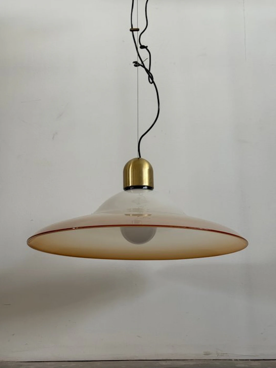 Murano - Hanging lamp - Glass, Brass