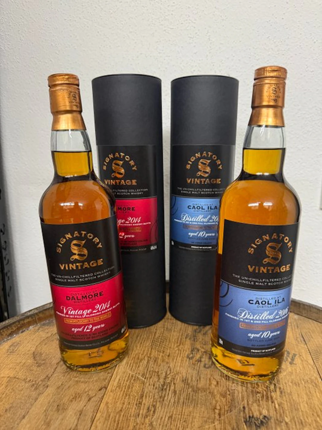 Dalmore 12yo 2014 + Caol Ila 2016 10yo - Signatory Vintage - b