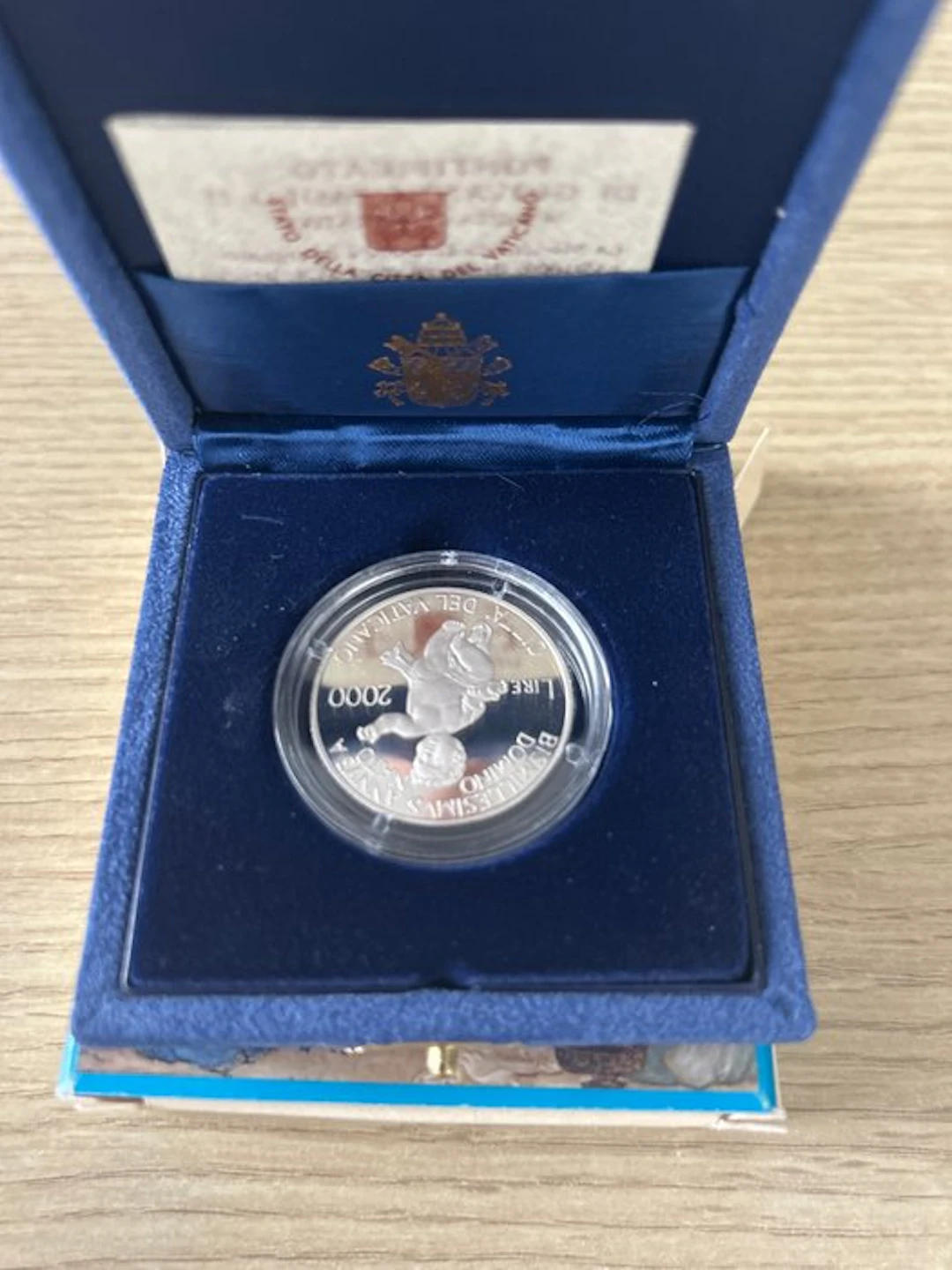 Vatican. Giovanni Paolo II. 2000 Lire 2000 Proof (No reserve price)