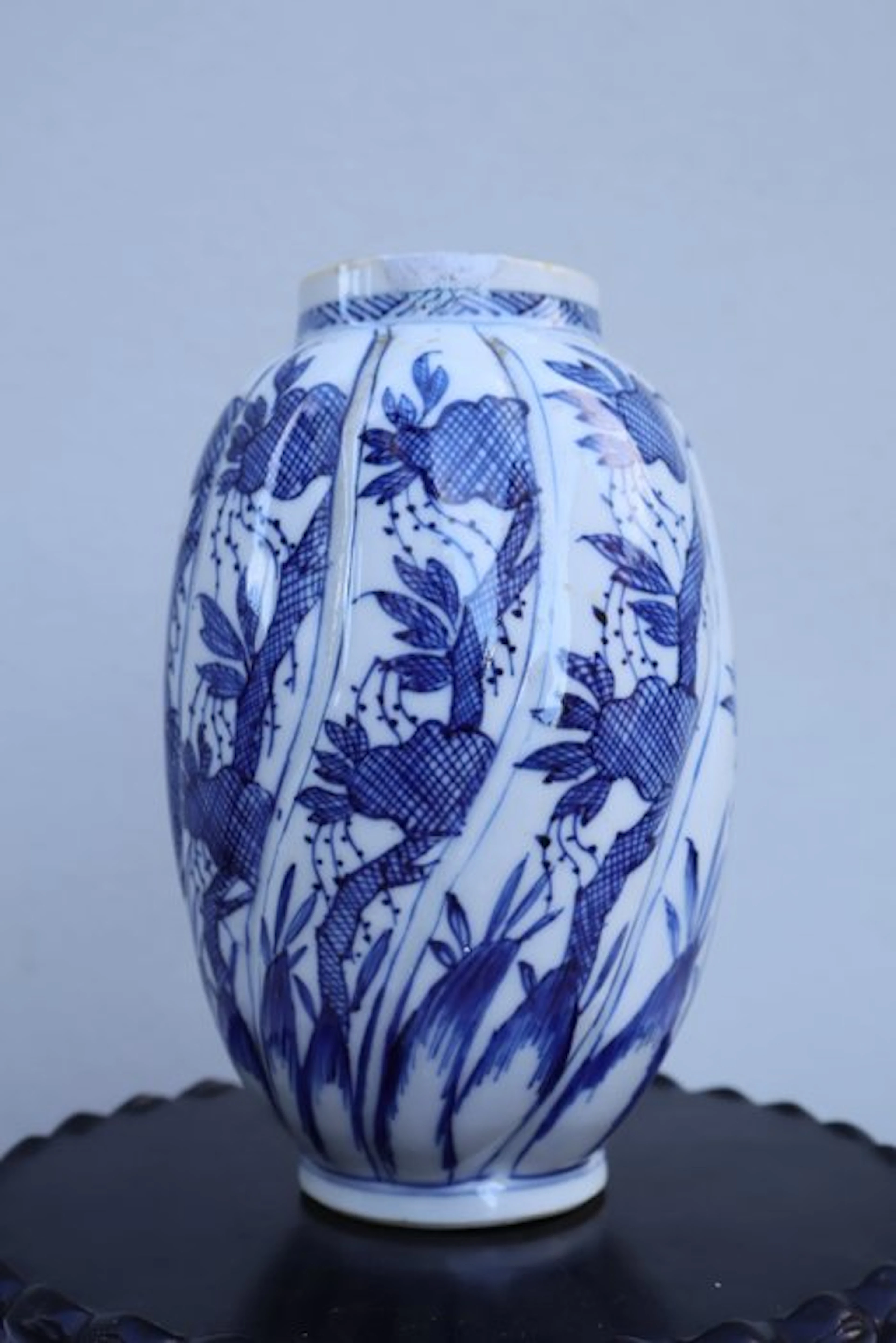 Vase - Porcelain - China - Kangxi (1662-1722) - Blue and White