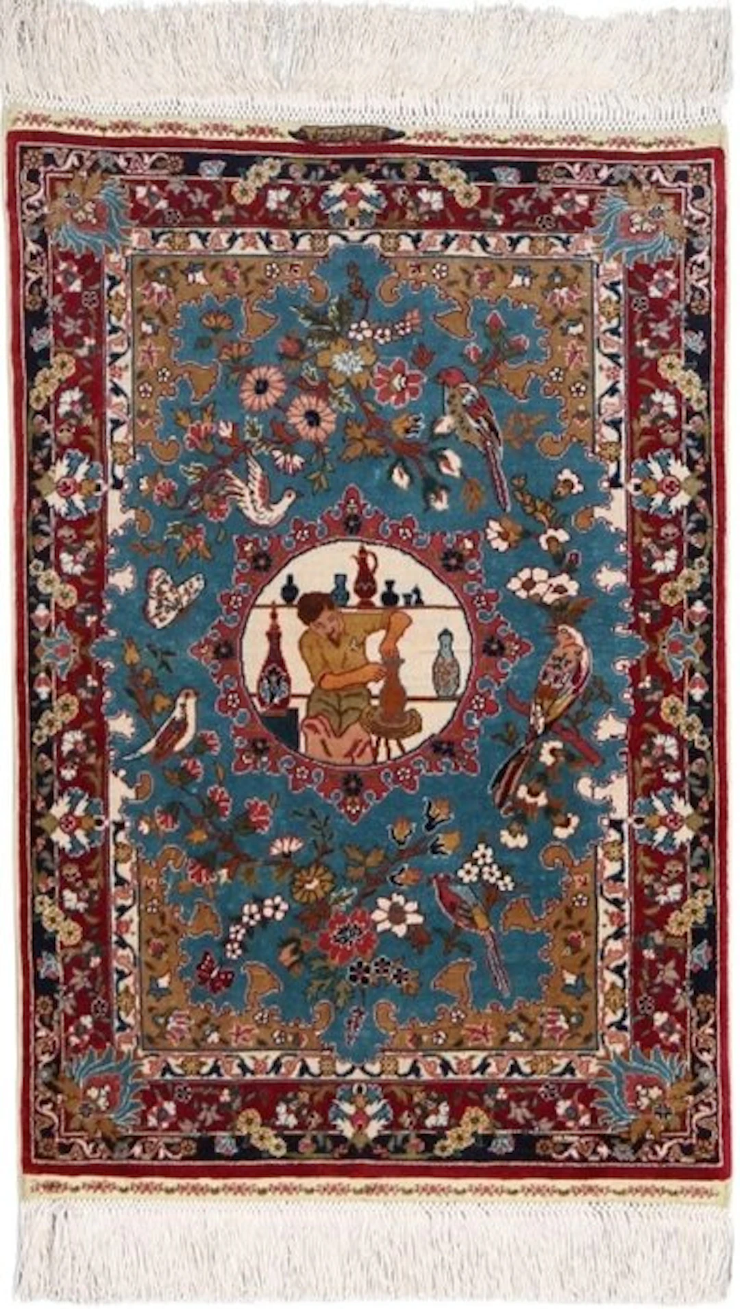 Silk Hereke Signed Ozipek Carpet with 13/13 Quality - Amazing Luxury ~1,69 Mio