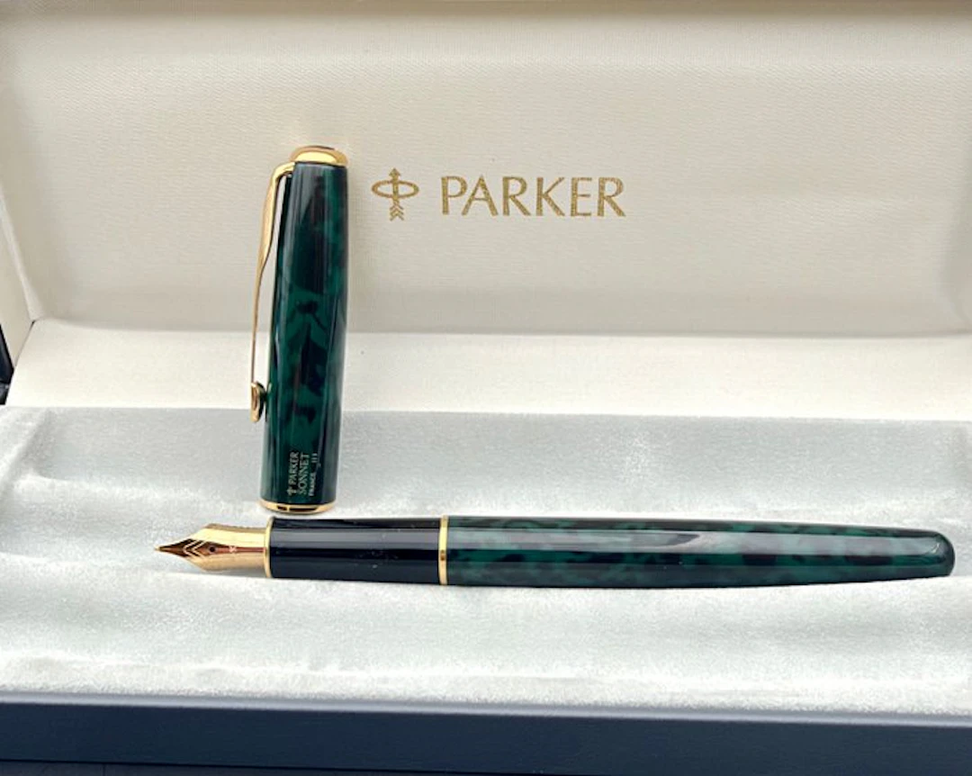 Parker - Sonnet Green Marbled - Fountain pen