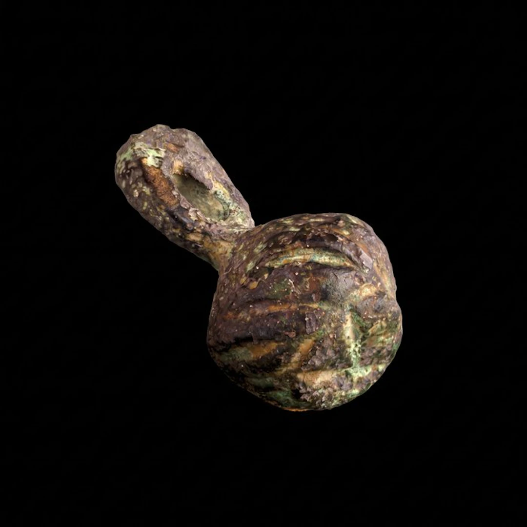Viking Era Bronze Beautiful Scandinavian X Rune Sun...