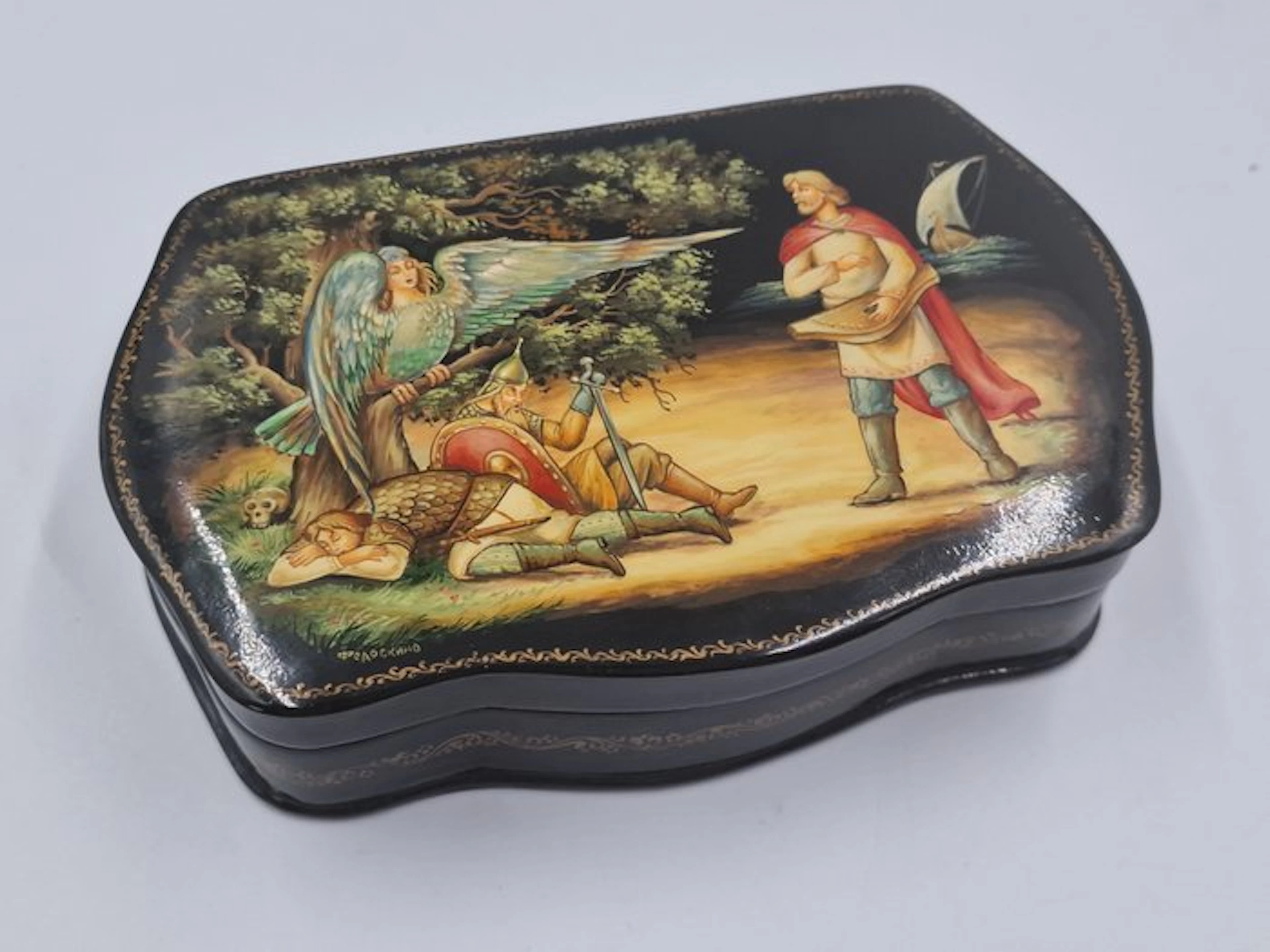 Jewellery box - Storage box with "Sirin" decor