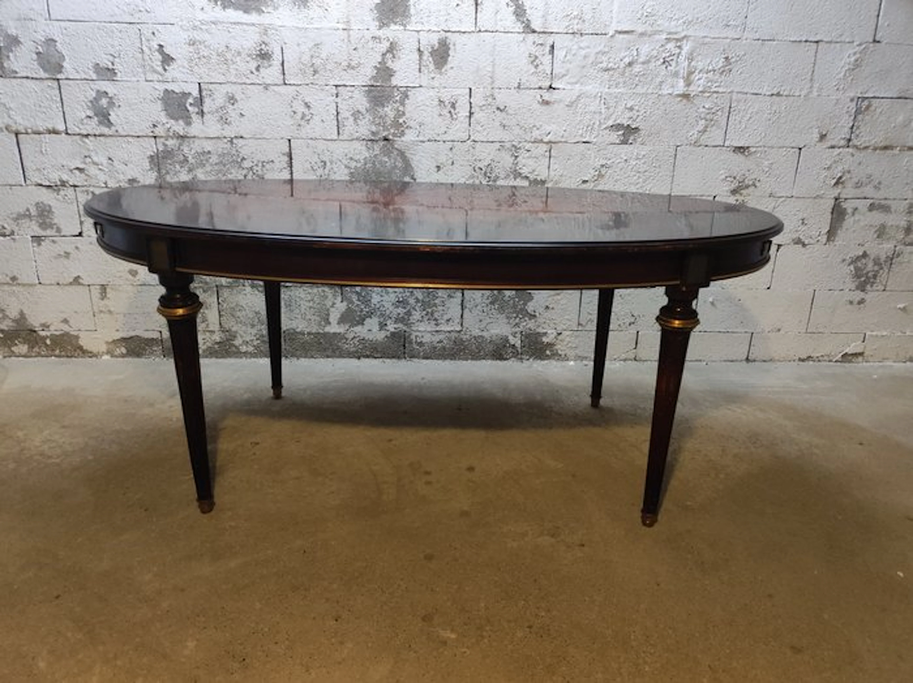 Extending table - Mahogany - Louis XVI table style