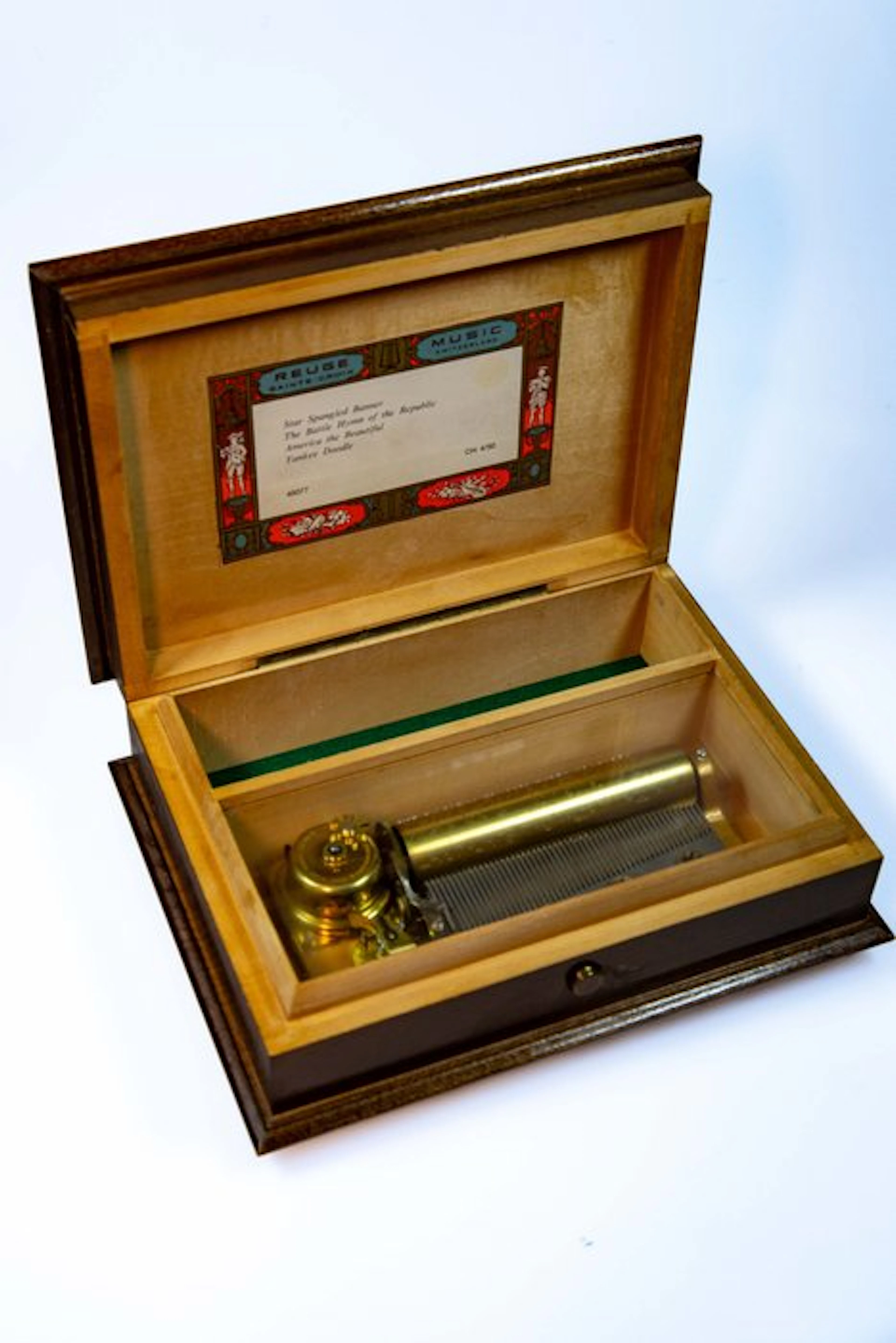 The Spirit of 1776 Reuge patriottische speeldoos VS