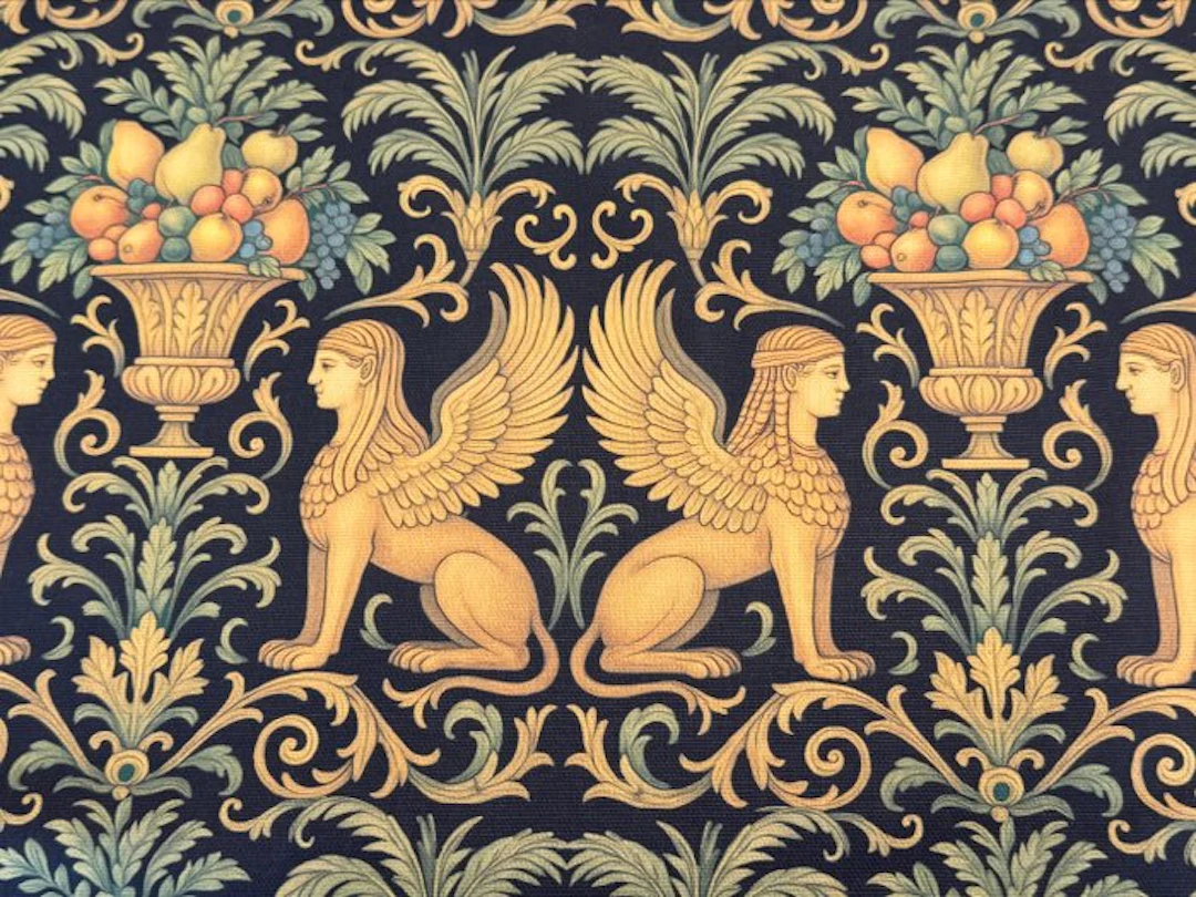 Cotton fabric Oeko-Tex Egyptian Sphinxes 300x280 cm –...