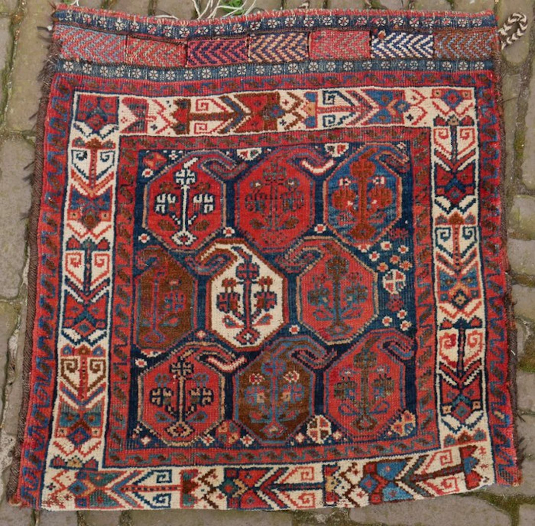 camelbag rug cushion - Textiles - Early 20th century